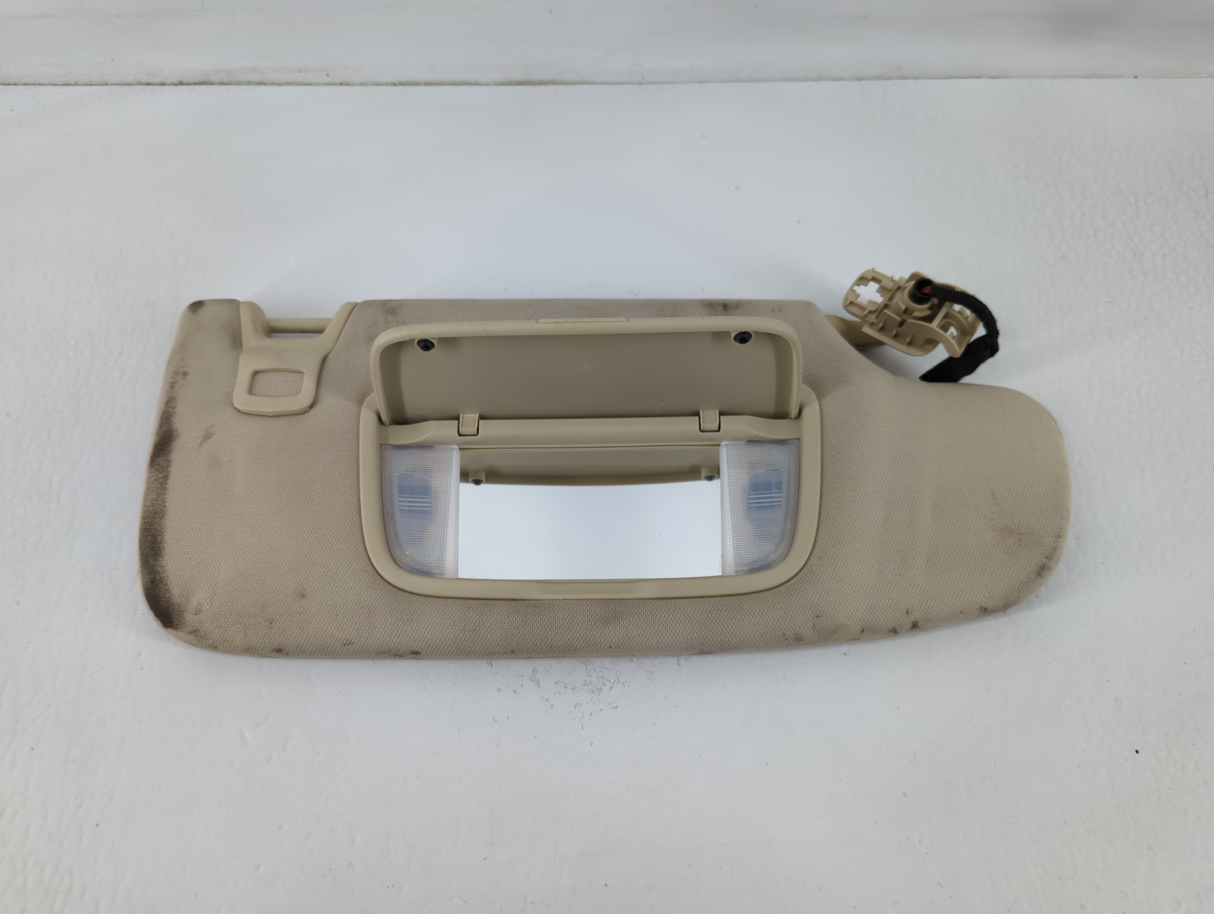 Picture of 2013-2014 Ford Fusion Passenger Sun Visor Mirror Right Sunvisor Beige 763577