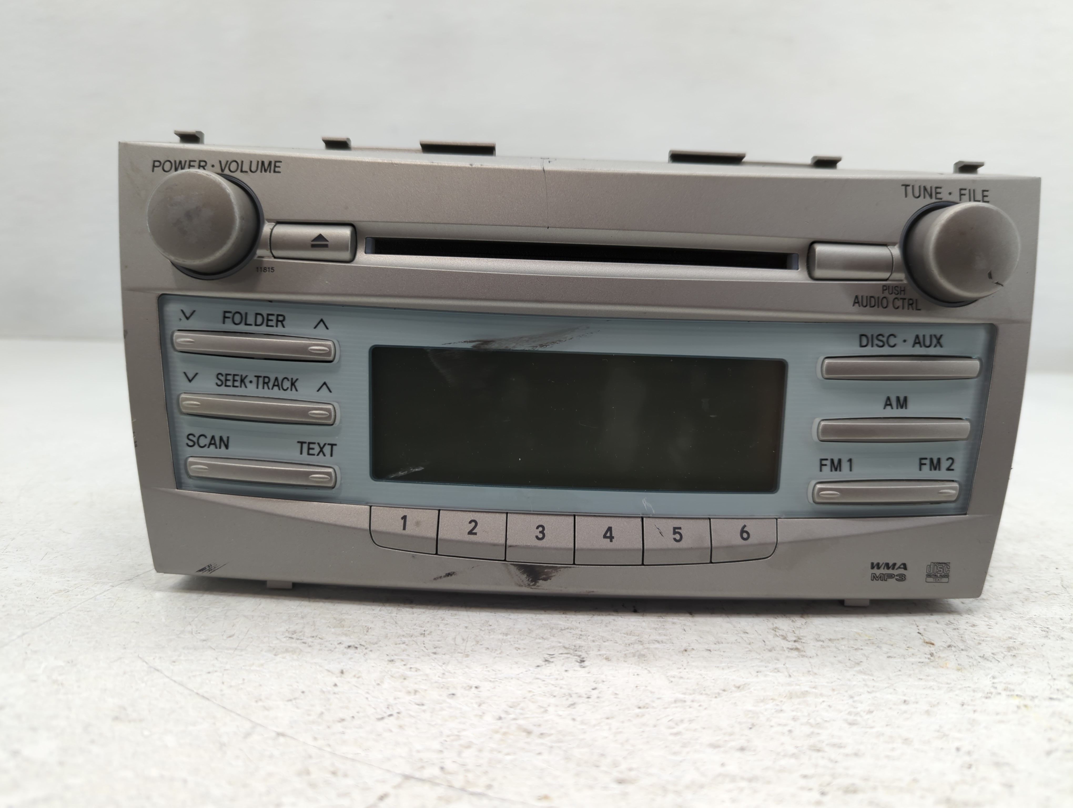 2007-2009 Toyota Camry Am Fm Cd Player Radio Receiver 763669 - Oemusedautoparts1.com