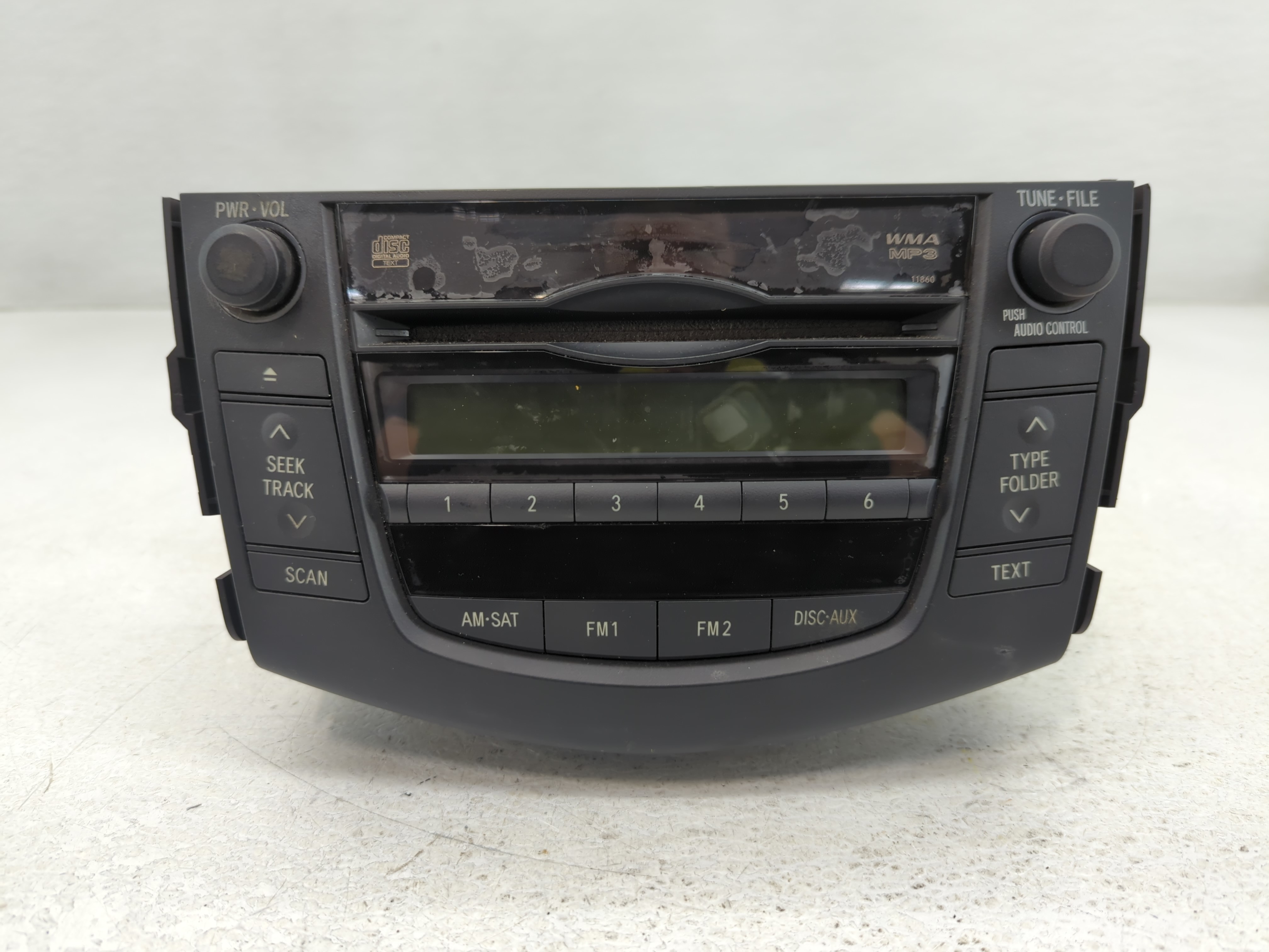 2010-2011 Toyota Rav4 Am Fm Cd Player Radio Receiver 764103 - Oemusedautoparts1.com