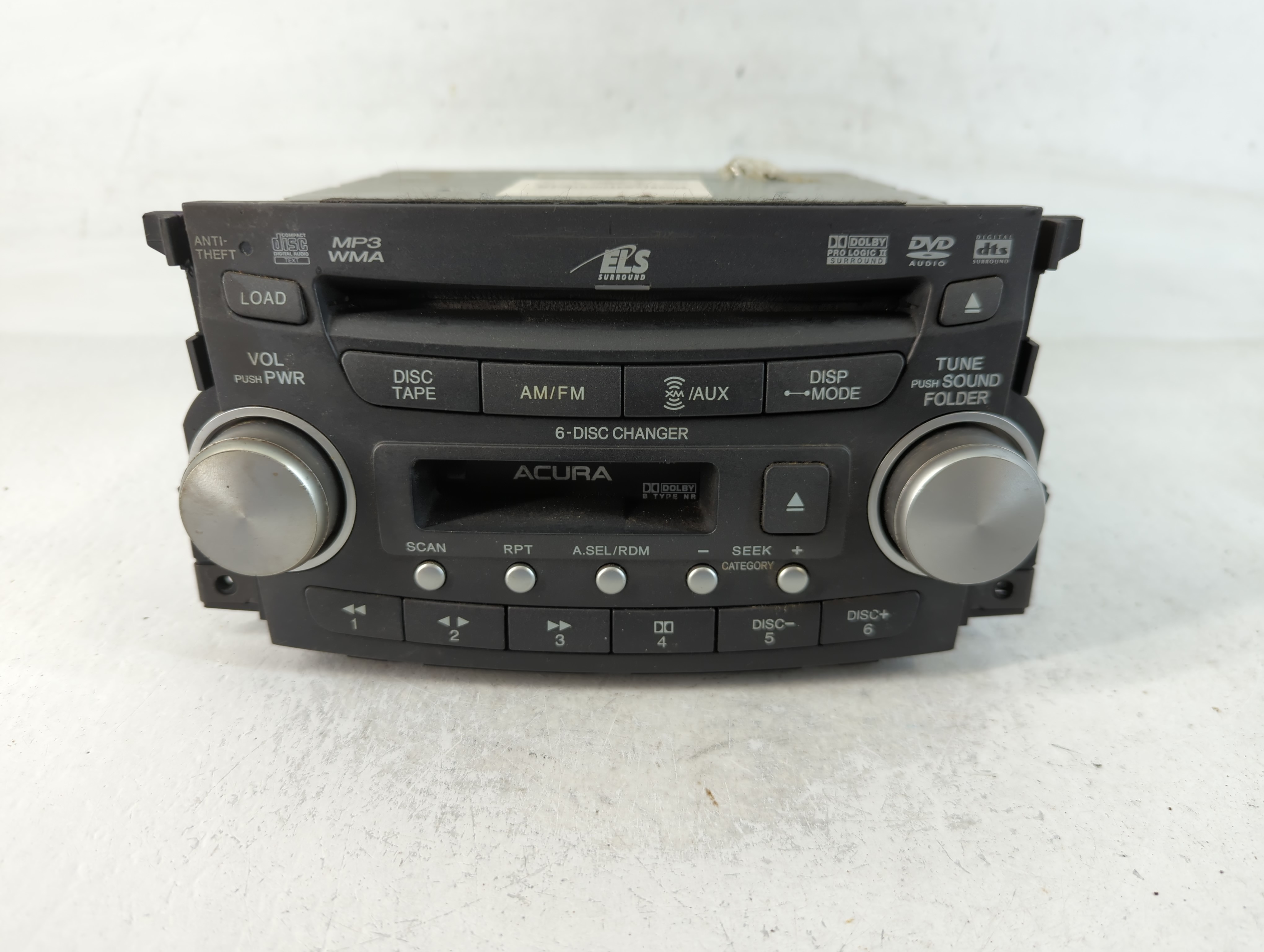2007-2008 Acura Tl Am Fm Cd Player Radio Receiver 764451 - Oemusedautoparts1.com