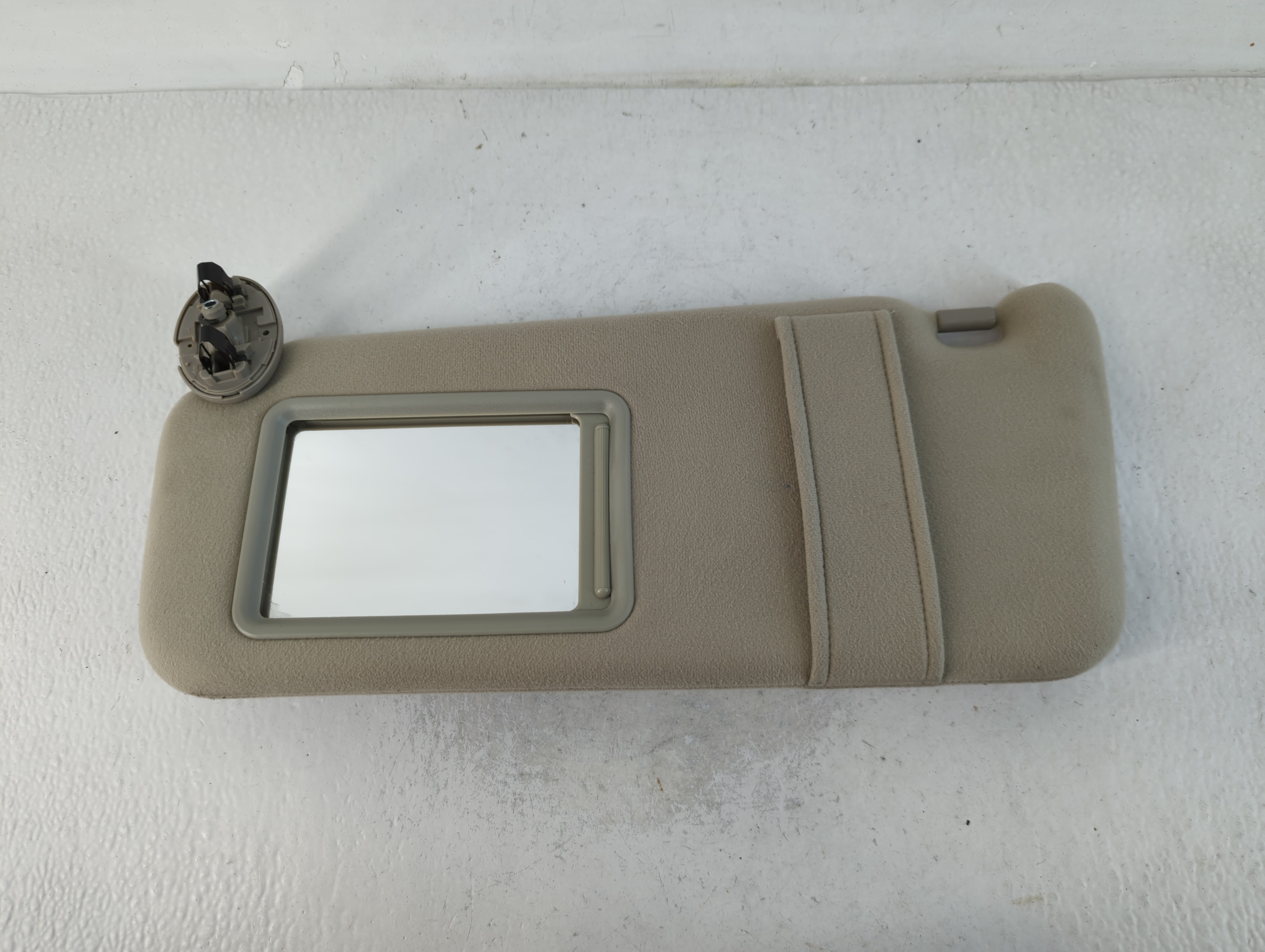 2007-2011 Toyota Camry Passenger Sun Visor Mirror Right Sunvisor Beige 764512 - Oemusedautoparts1.com