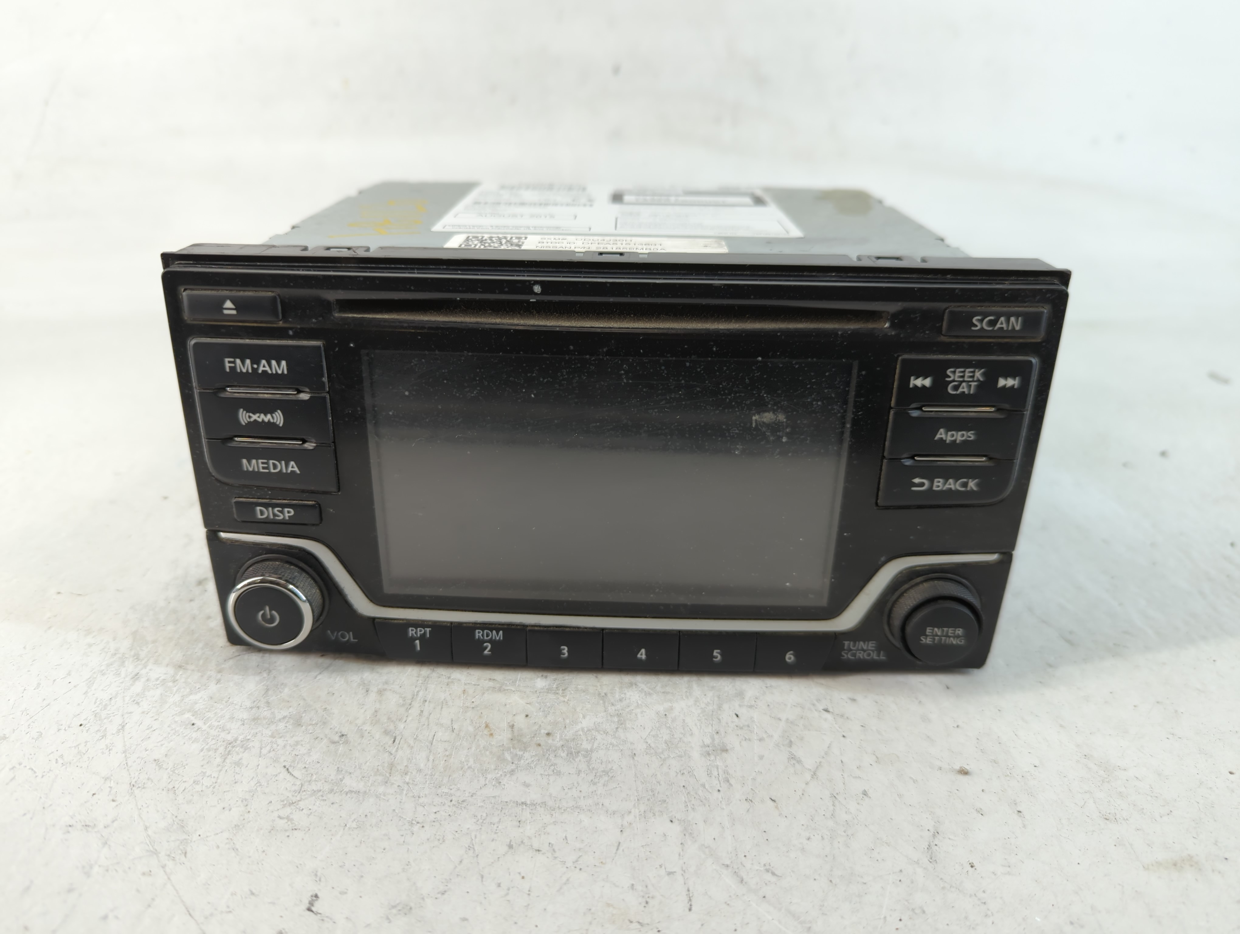 2015-2015 Nissan Sentra Am Fm Cd Player Radio Receiver 765240 - Oemusedautoparts1.com