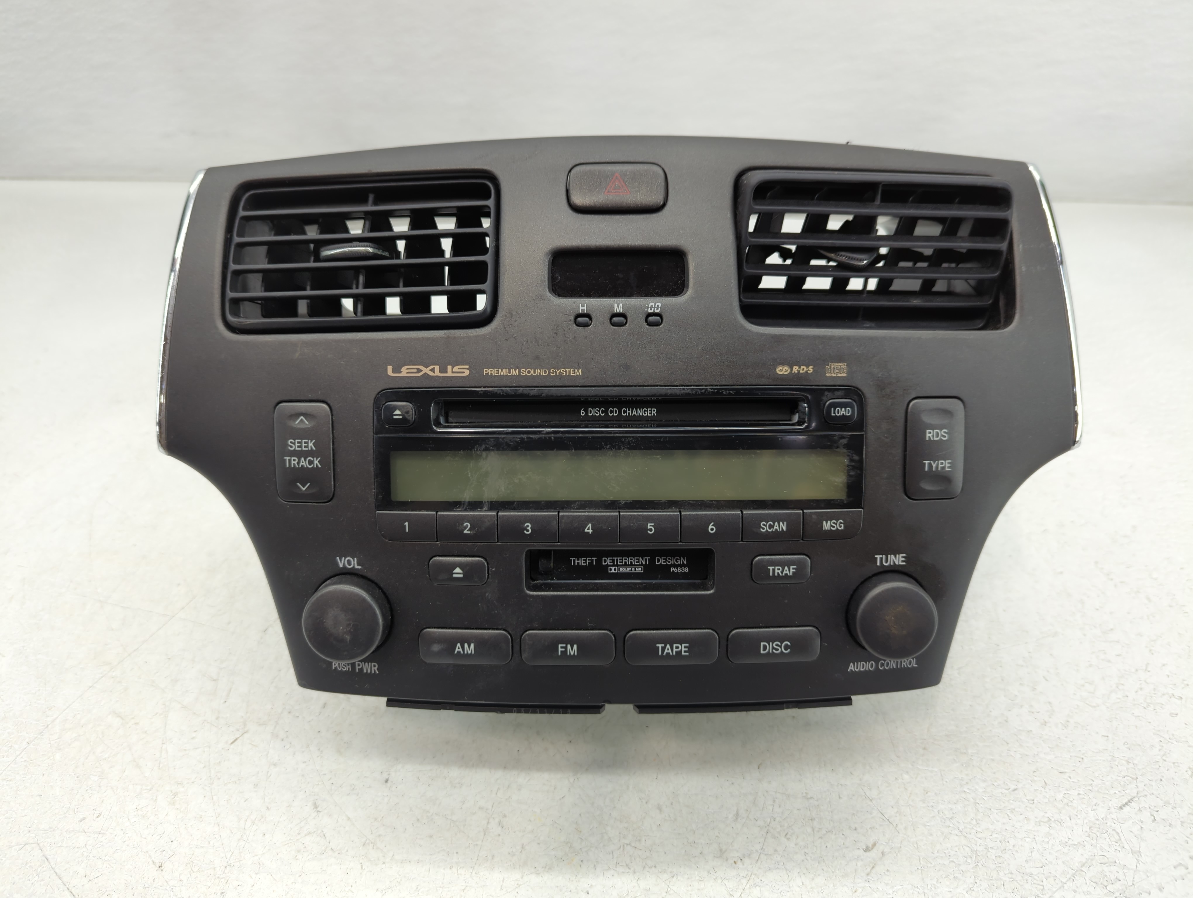 2004-2006 Lexus Es330 Am Fm Cd Player Radio Receiver 765458 - Oemusedautoparts1.com