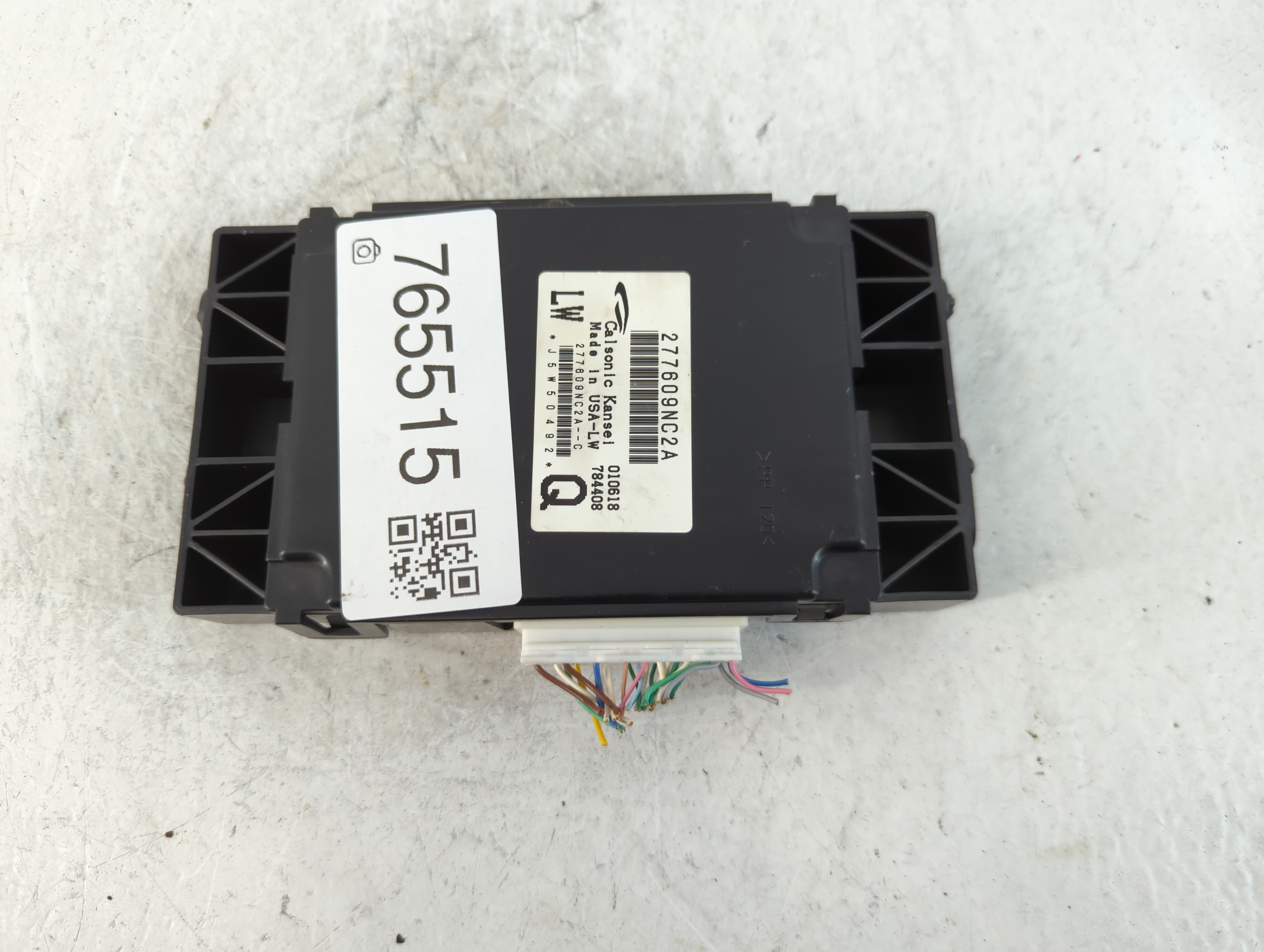 2018-2018 Infiniti Qx60 Chassis Control Module Ccm Bcm Body Control 765515 - Oemusedautoparts1.com