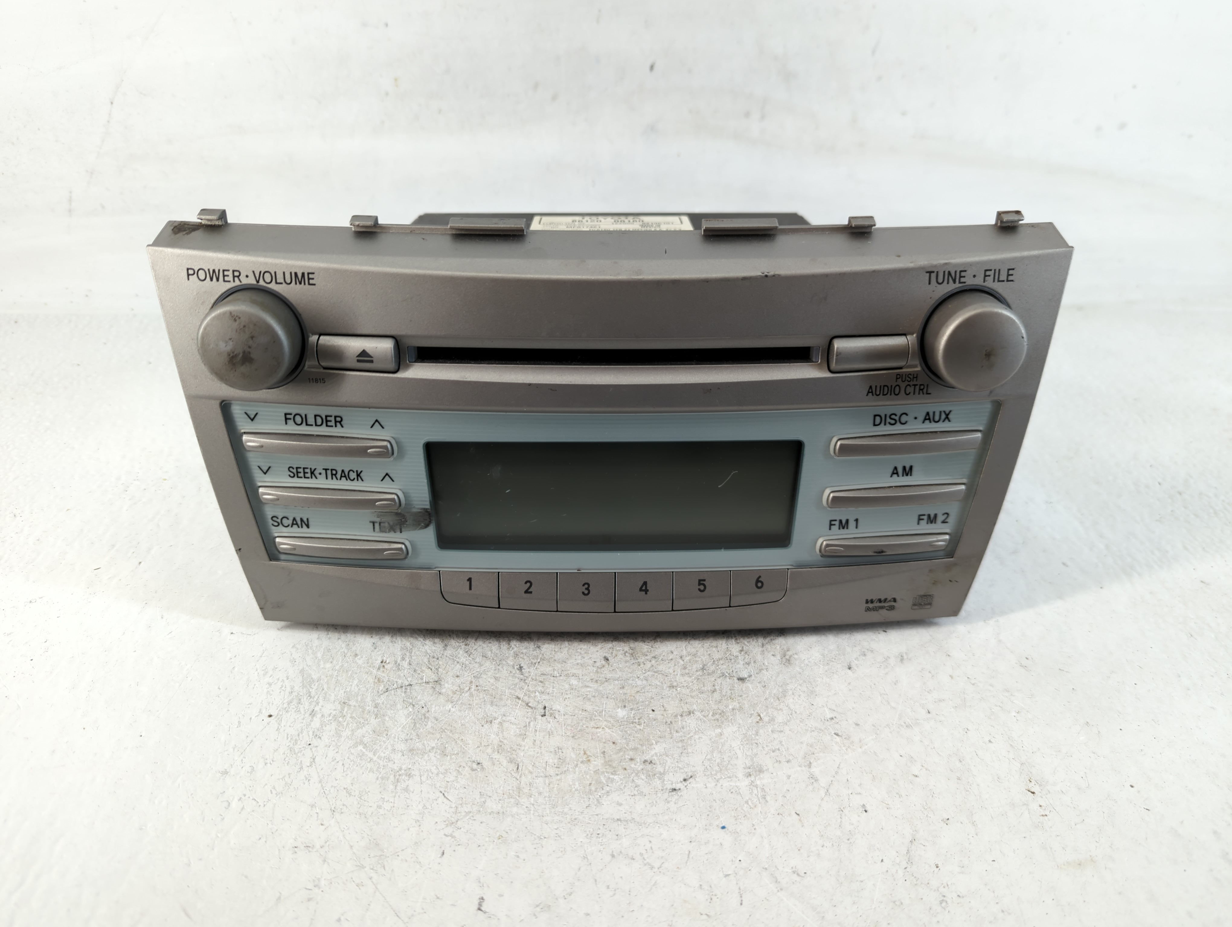 2007-2009 Toyota Camry Am Fm Cd Player Radio Receiver 765683 - Oemusedautoparts1.com