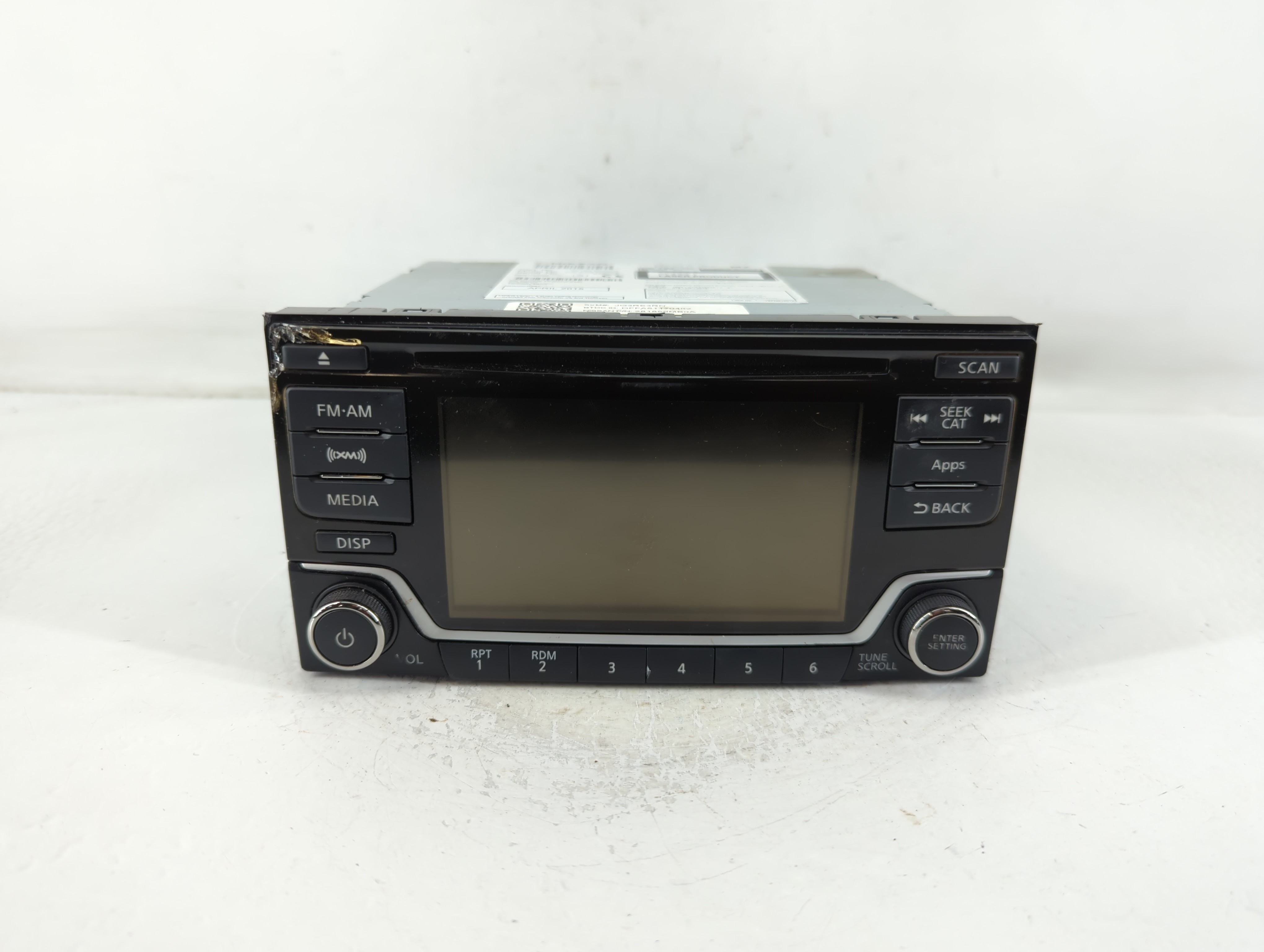 2015-2015 Nissan Sentra Am Fm Cd Player Radio Receiver 765874 - Oemusedautoparts1.com