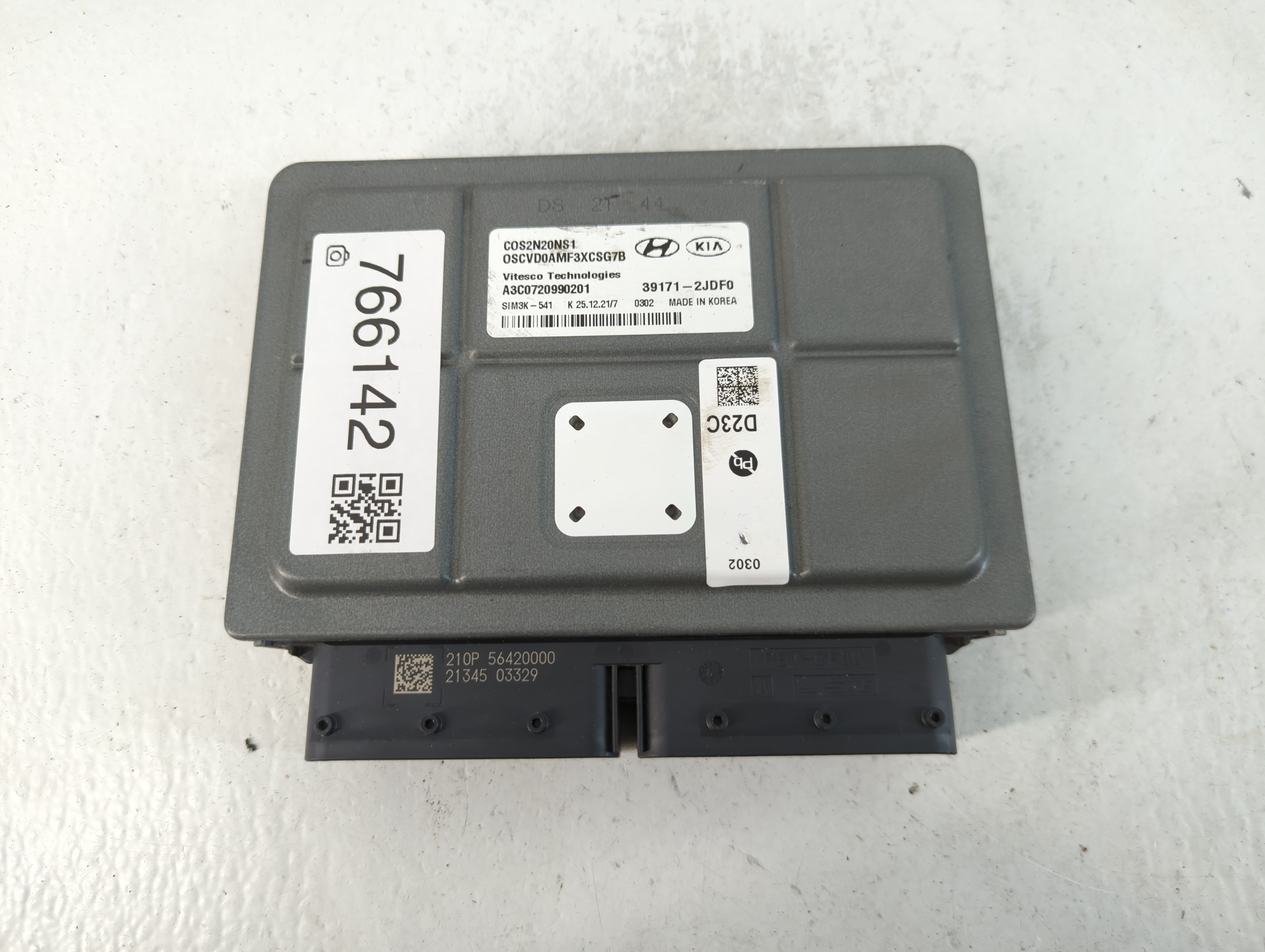 Picture of 2022-2022 Hyundai Kona Engine Control Computer Ecu Pcm Ecm Pcu Oem 766142