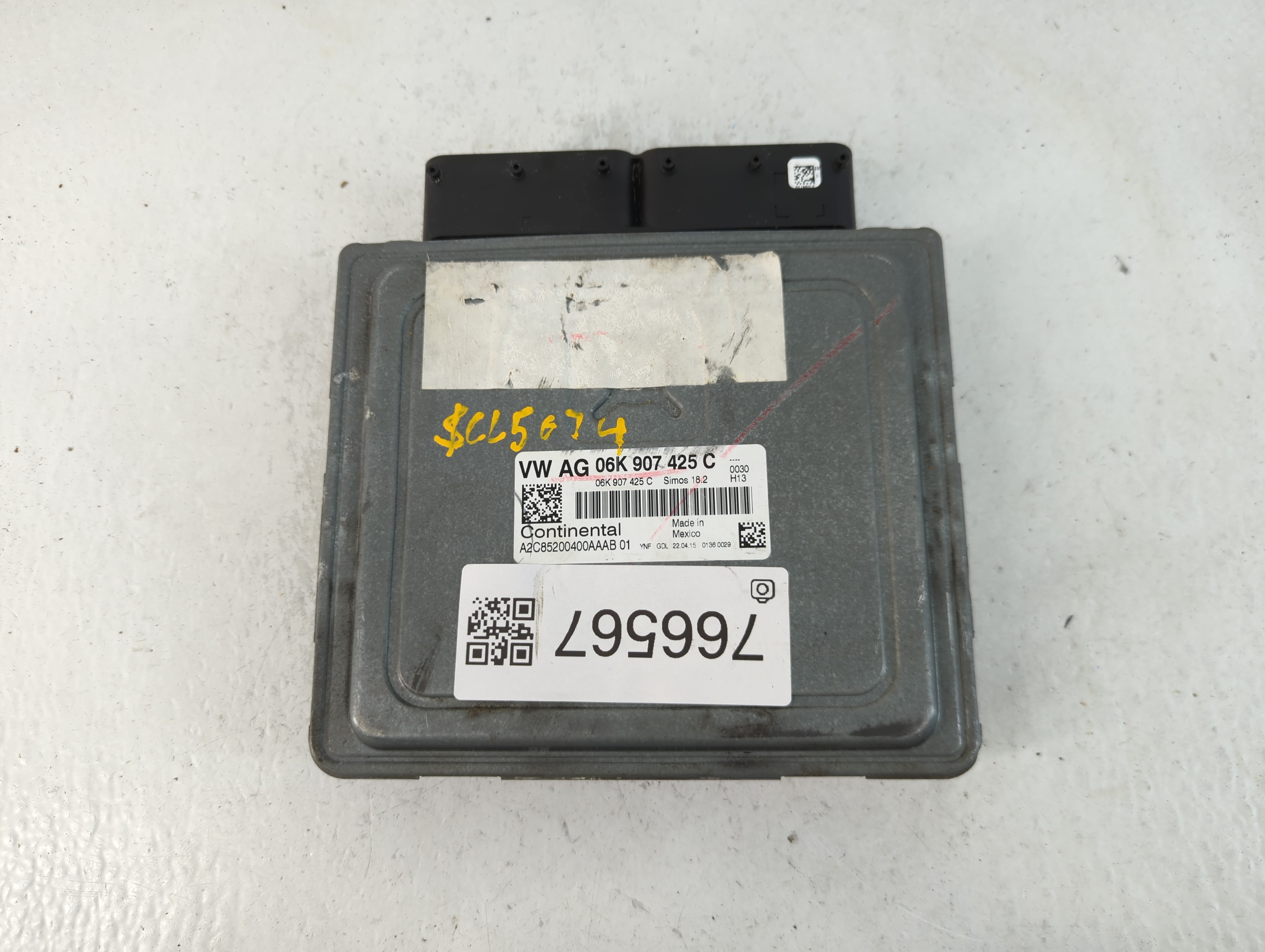 2015-2017 Volkswagen Jetta Engine Control Computer Ecu Pcm Ecm Pcu Oem 766567 - Oemusedautoparts1.com
