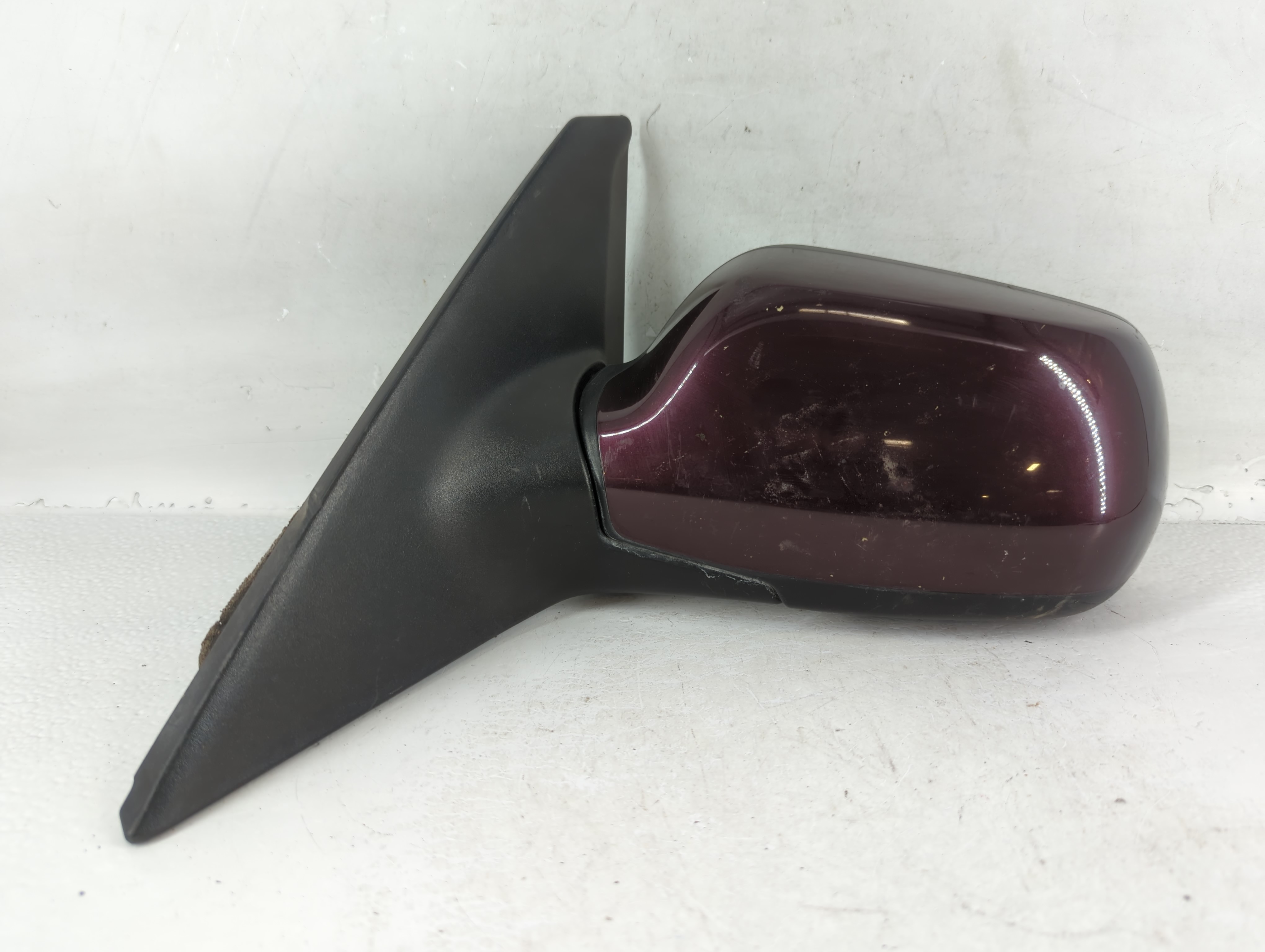 2007-2009 Mazda 3 Driver Left Side View Power Door Mirror Burgundy 767189 - Oemusedautoparts1.com