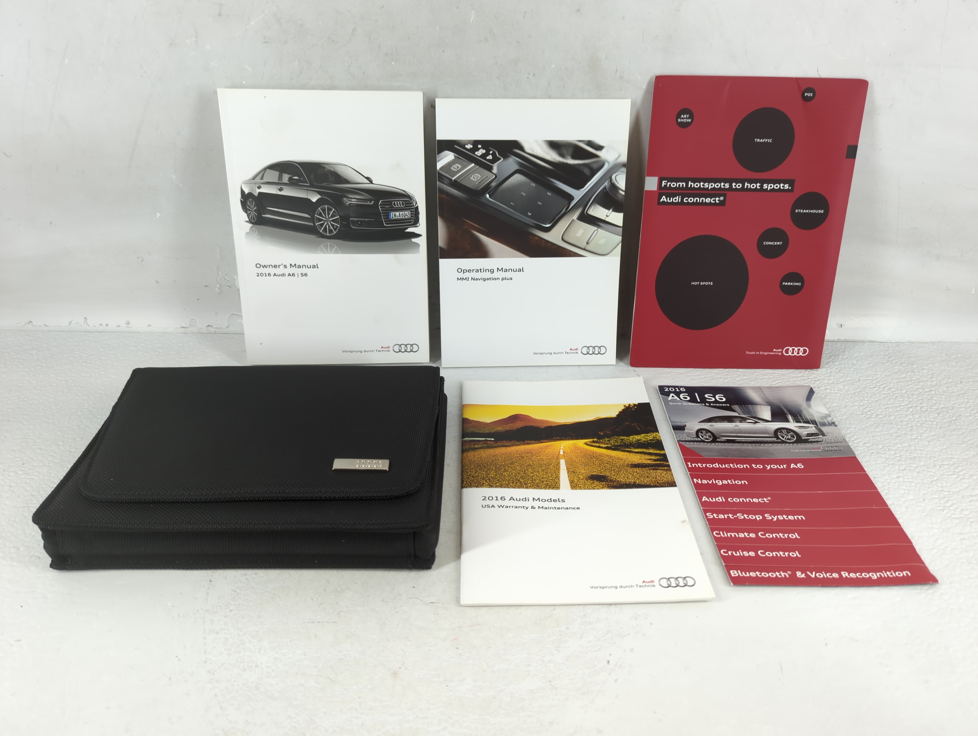 2016 Audi A6 Owners Manual Book Guide 767293 - Oemusedautoparts1.com