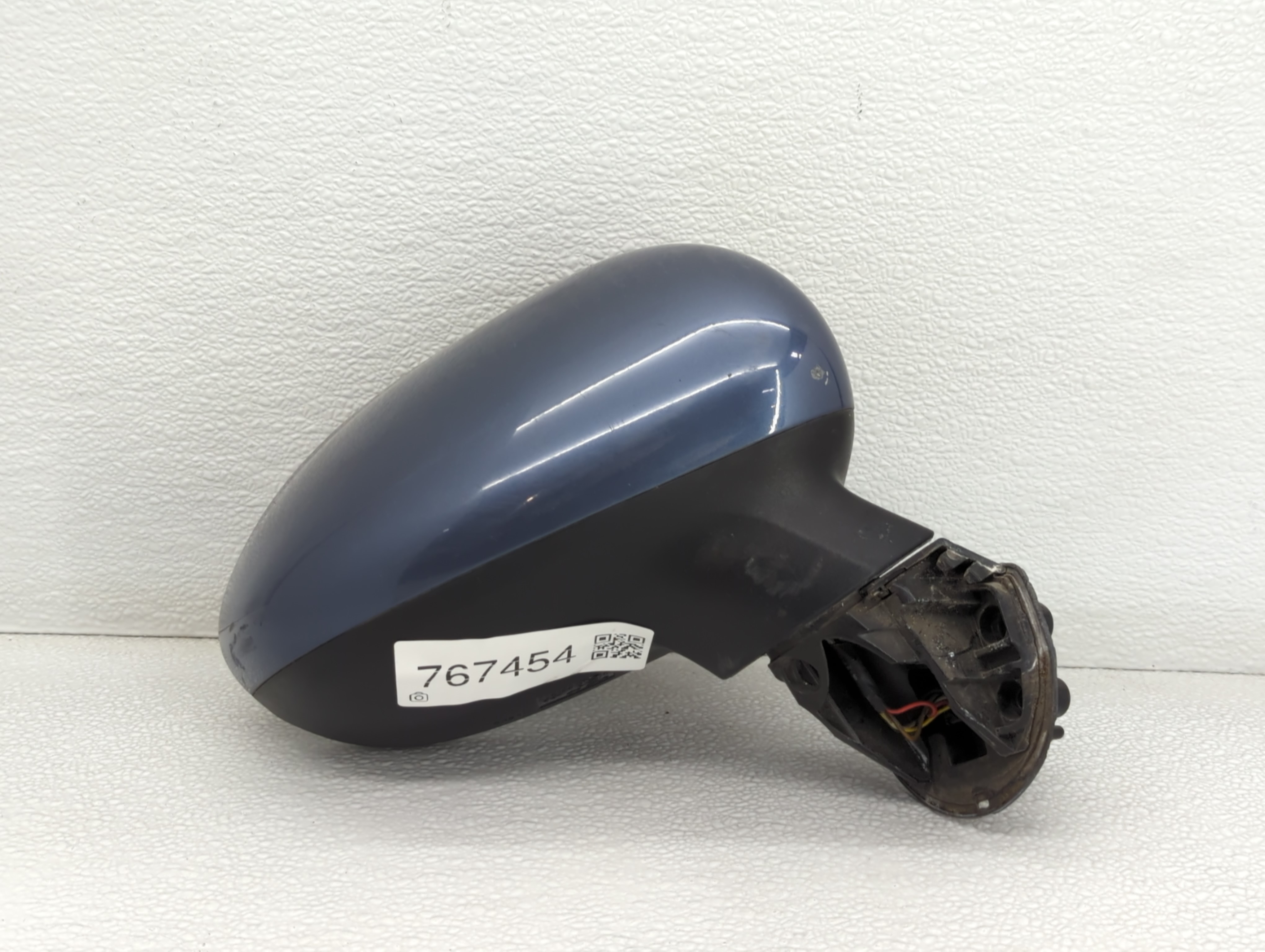2012-2014 Kia Rio Passenger Right Side View Power Door Mirror Blue 767454 - Oemusedautoparts1.com