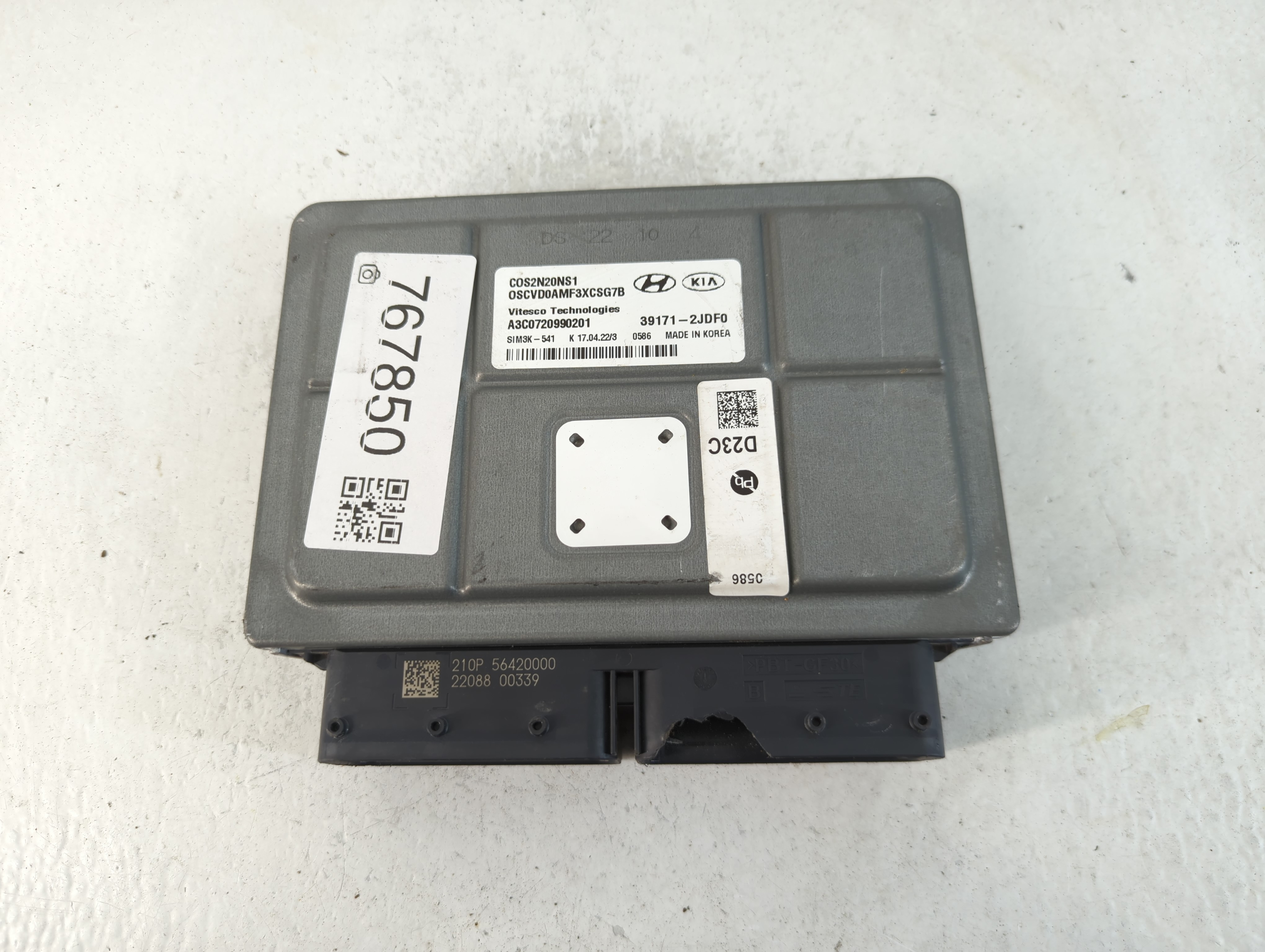 Picture of 2022-2022 Hyundai Kona Engine Control Computer Ecu Pcm Ecm Pcu Oem 767850