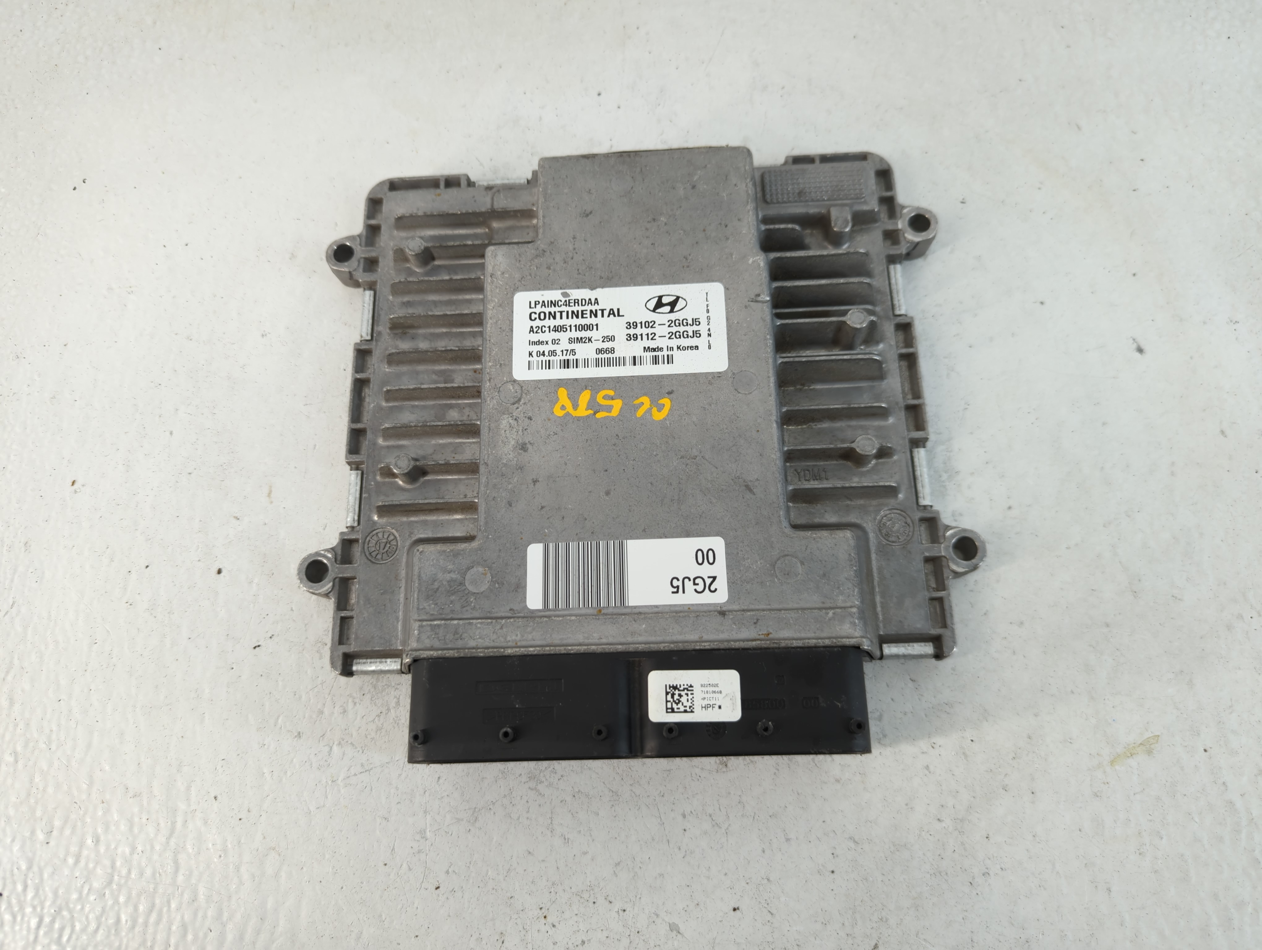 2018-2019 Hyundai Sonata Engine Control Computer Ecu Pcm Ecm Pcu Oem 767851 - Oemusedautoparts1.com