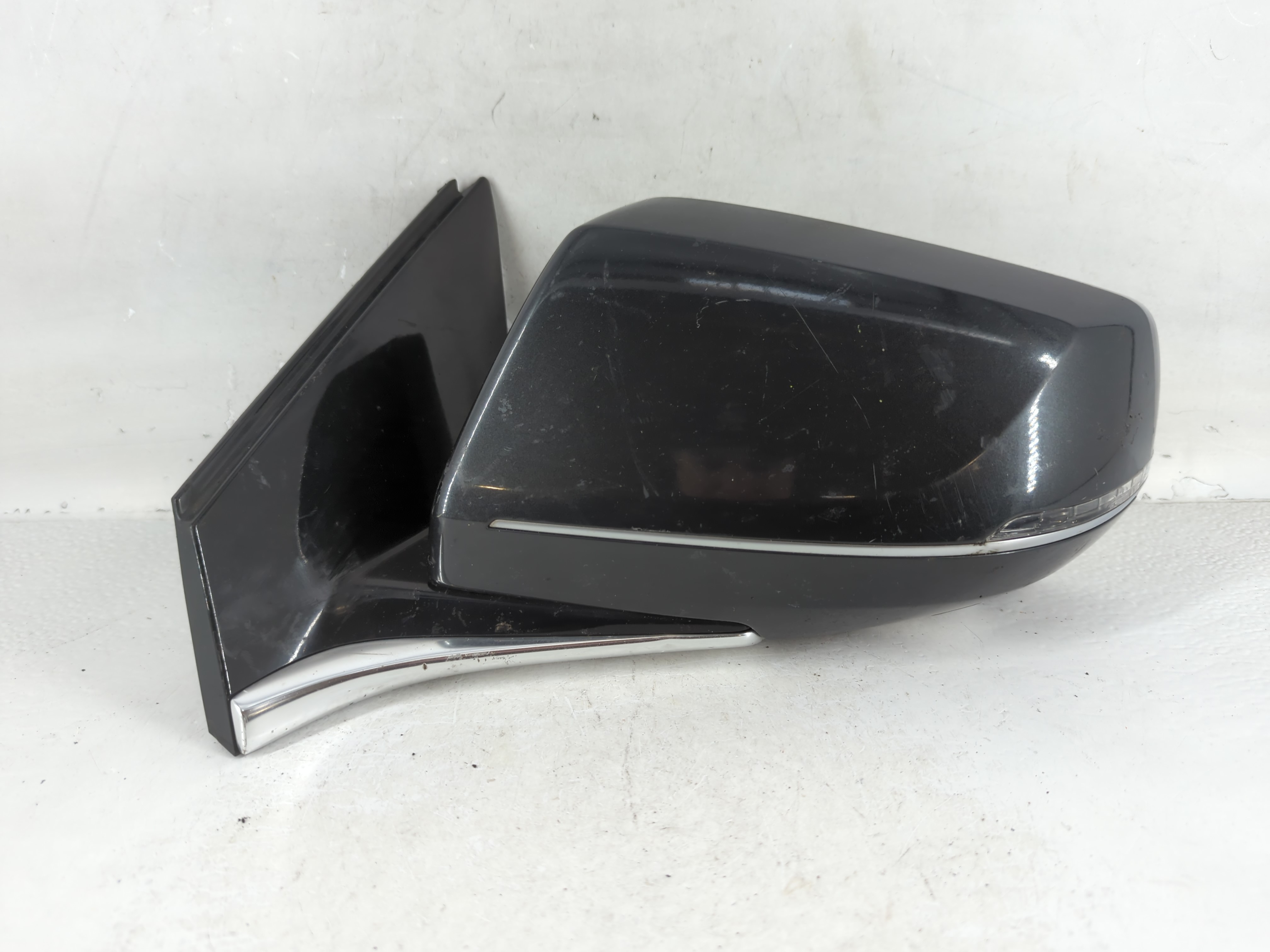 2016-2019 Cadillac Xts Driver Left Side View Power Door Mirror Black 767984 - Oemusedautoparts1.com