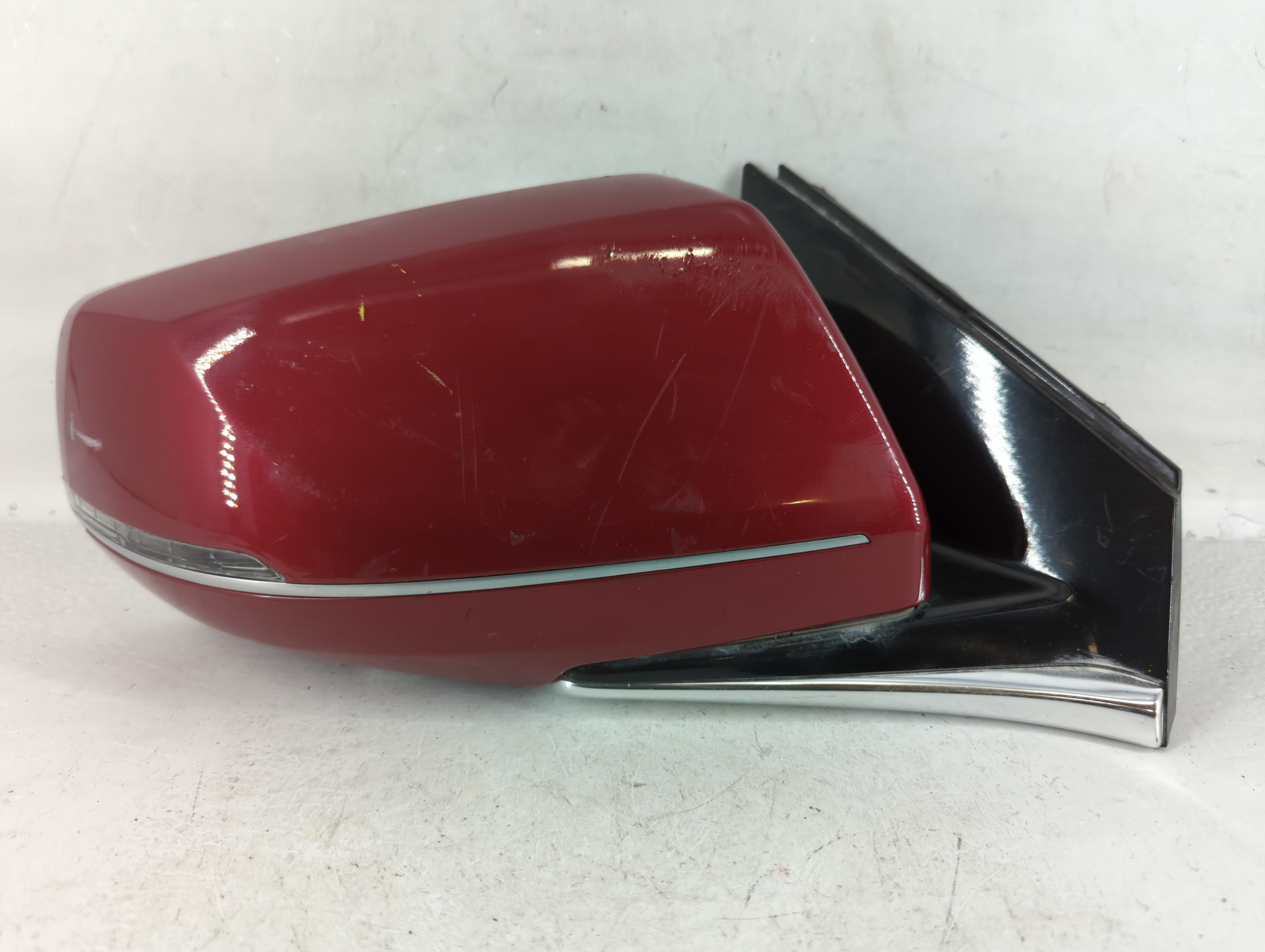 2015-2015 Cadillac Xts Passenger Right Side View Power Door Mirror Red 768231 - Oemusedautoparts1.com