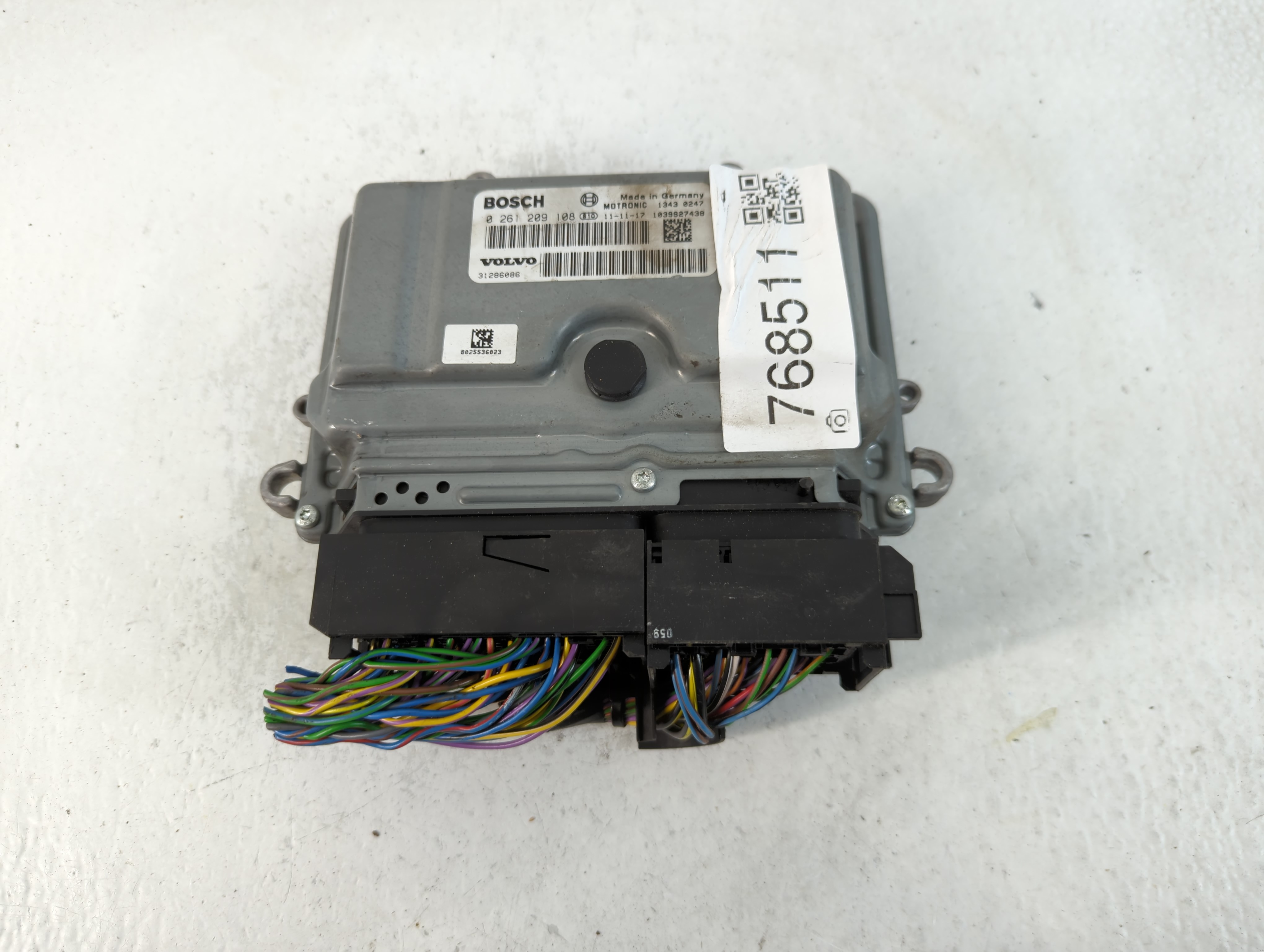 2012-2012 Volvo S60 Engine Control Computer Ecu Pcm Ecm Pcu Oem 768511 - Oemusedautoparts1.com