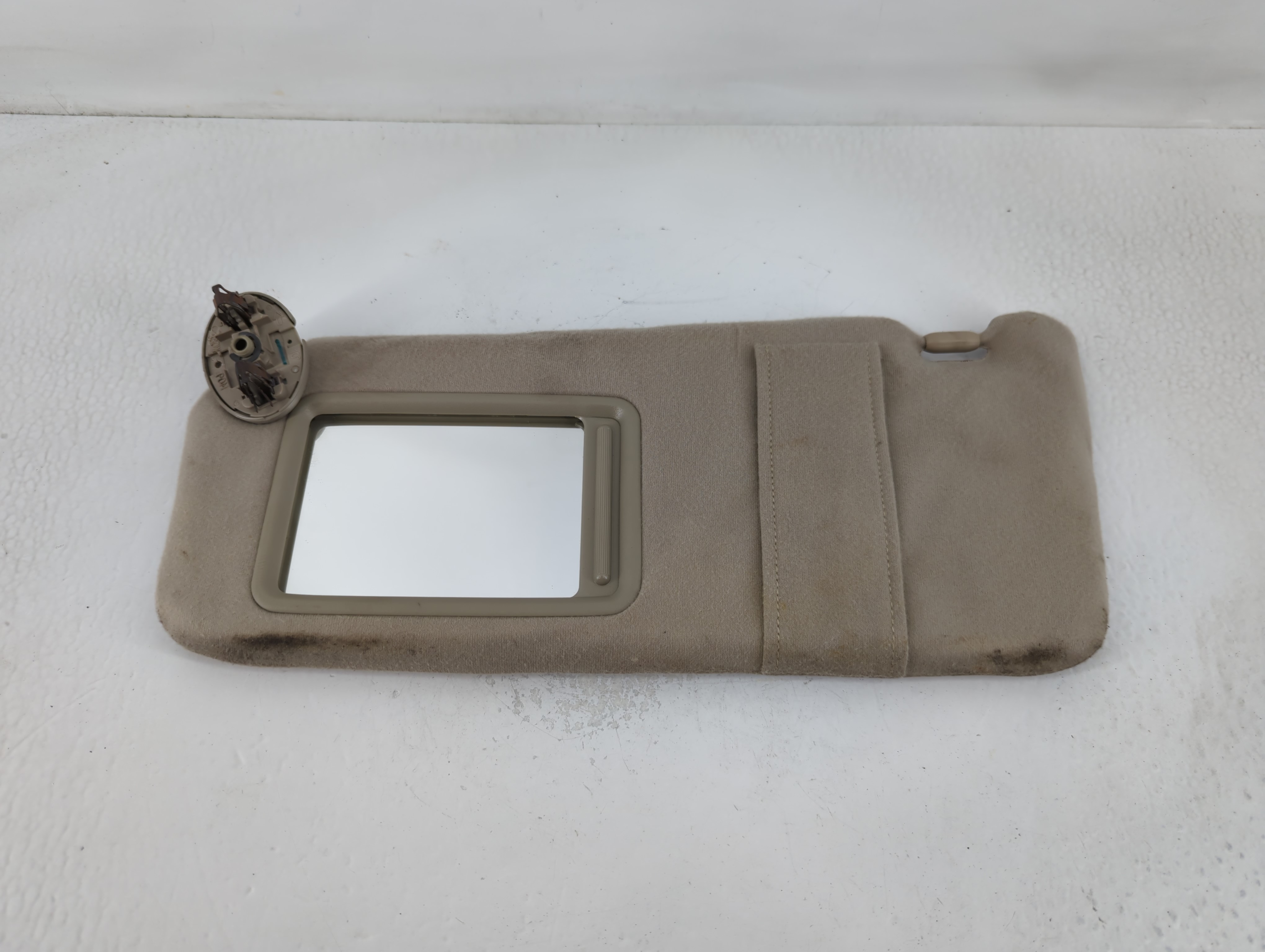 2007-2011 Toyota Camry Driver Sun Visor Mirror Left Sunvisor Grey 768676 - Oemusedautoparts1.com