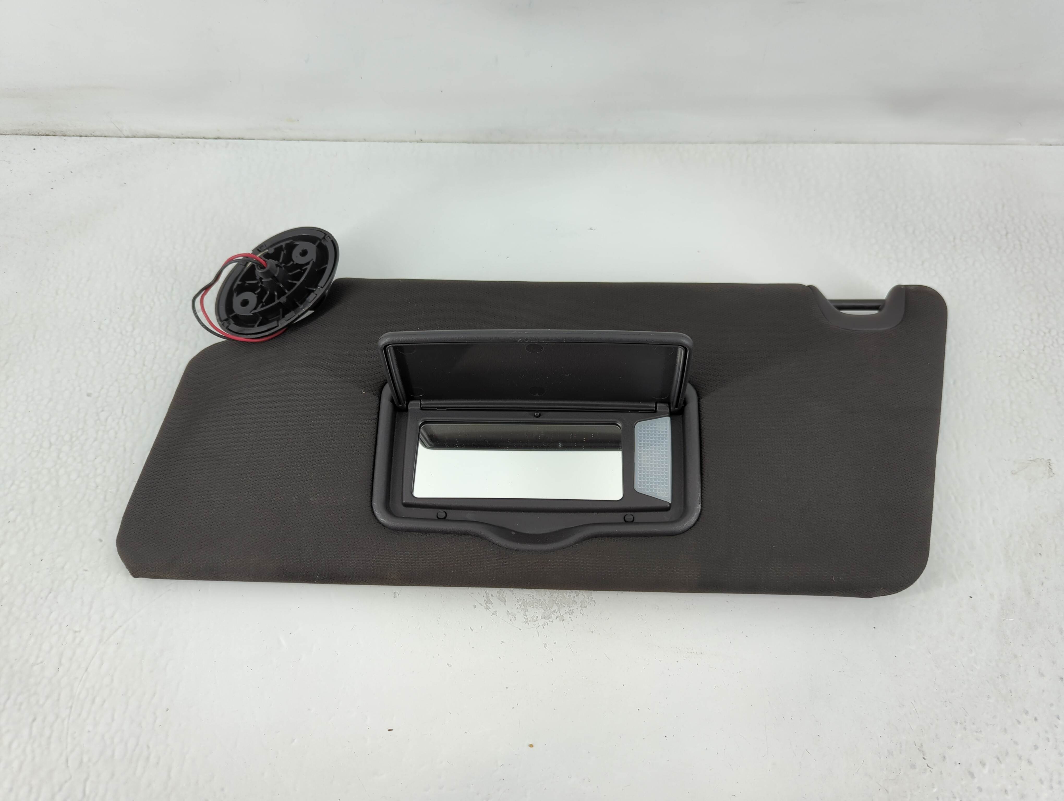 2011-2015 Ford Explorer Driver Sun Visor Mirror Left Sunvisor Dark Grey 768704 - Oemusedautoparts1.com