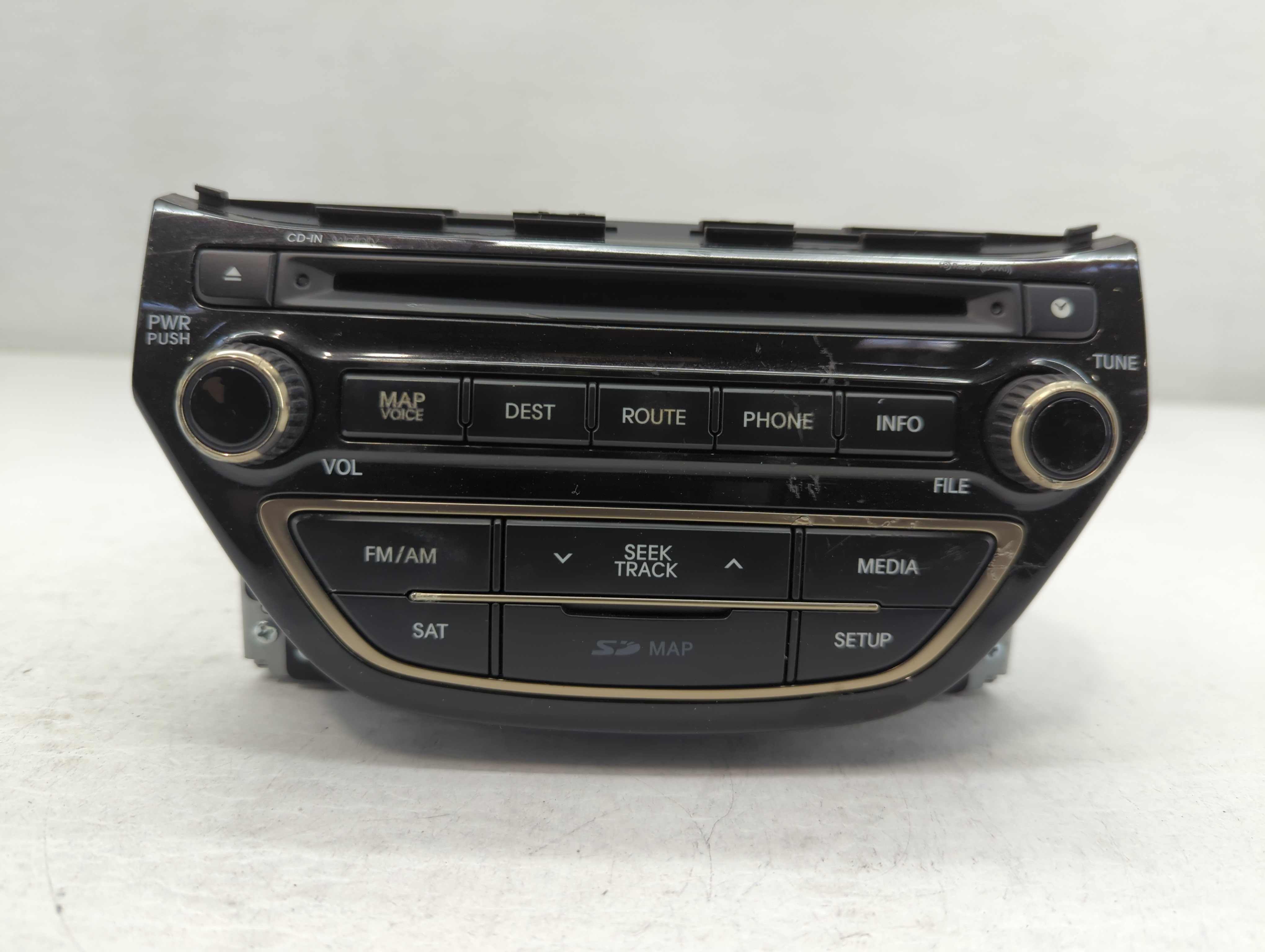 2013-2015 Hyundai Genesis Am Fm Cd Player Radio Receiver 771231 - Oemusedautoparts1.com