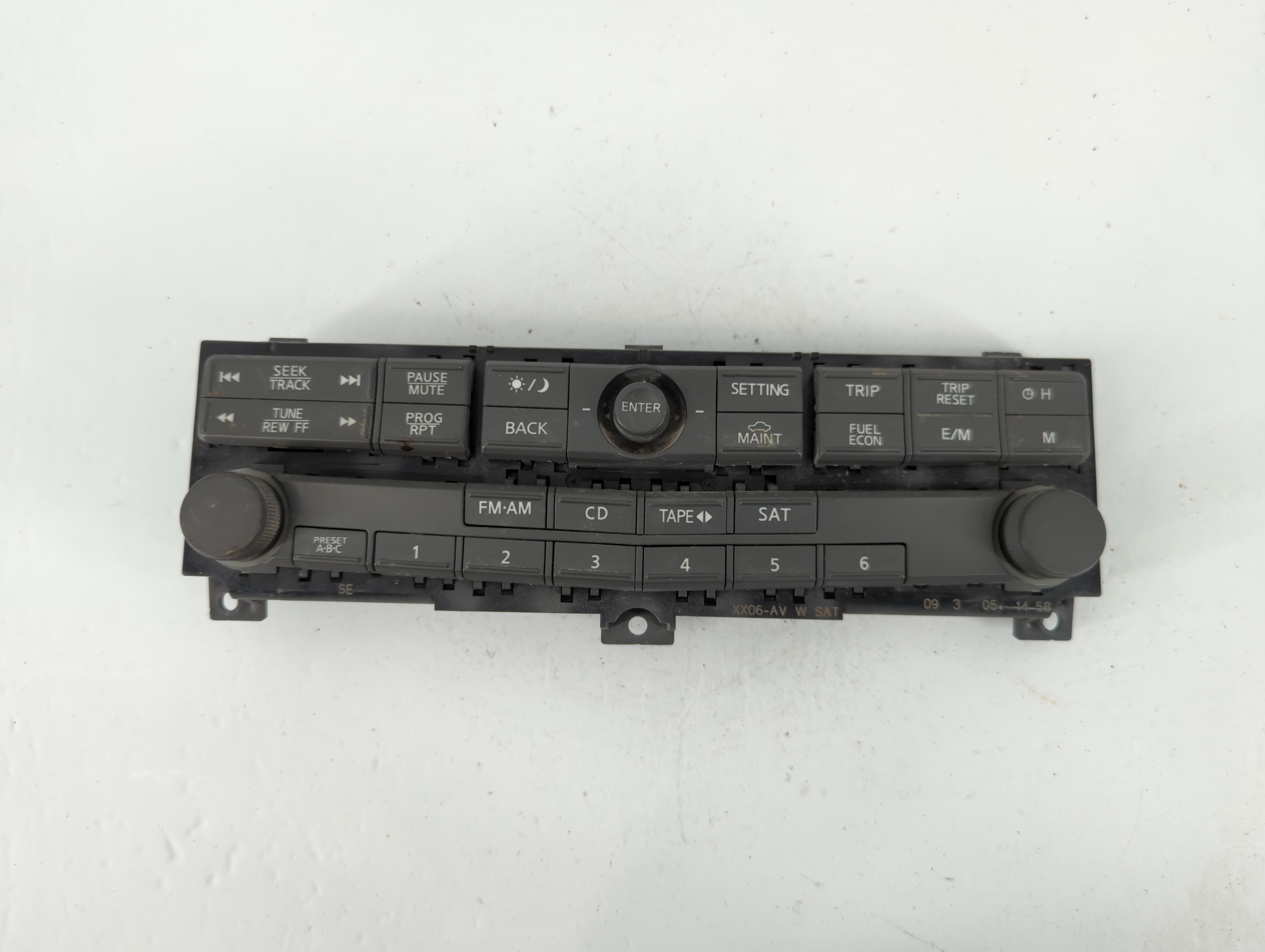 2006-2006 Nissan Maxima Am Fm Cd Player Radio Receiver 772284 - Oemusedautoparts1.com
