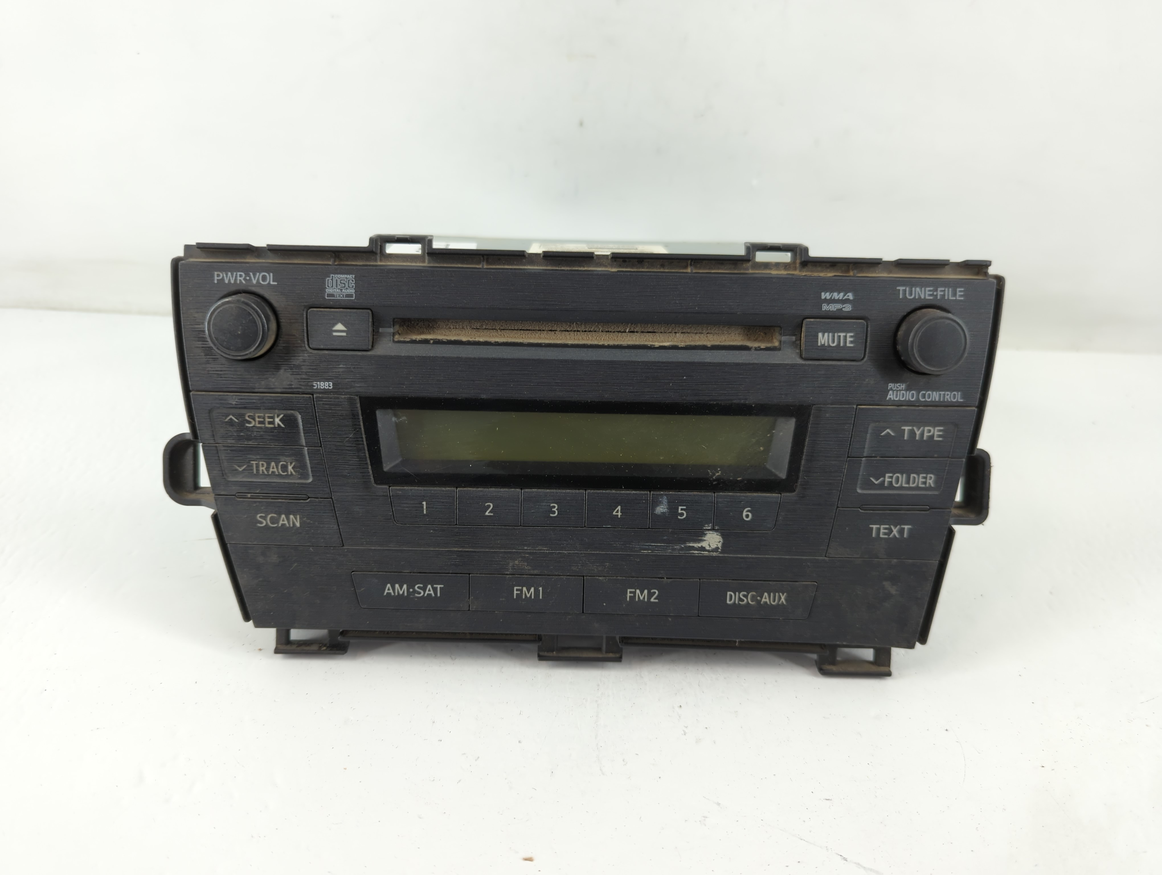 2010-2011 Toyota Prius Am Fm Cd Player Radio Receiver 772341 - Oemusedautoparts1.com