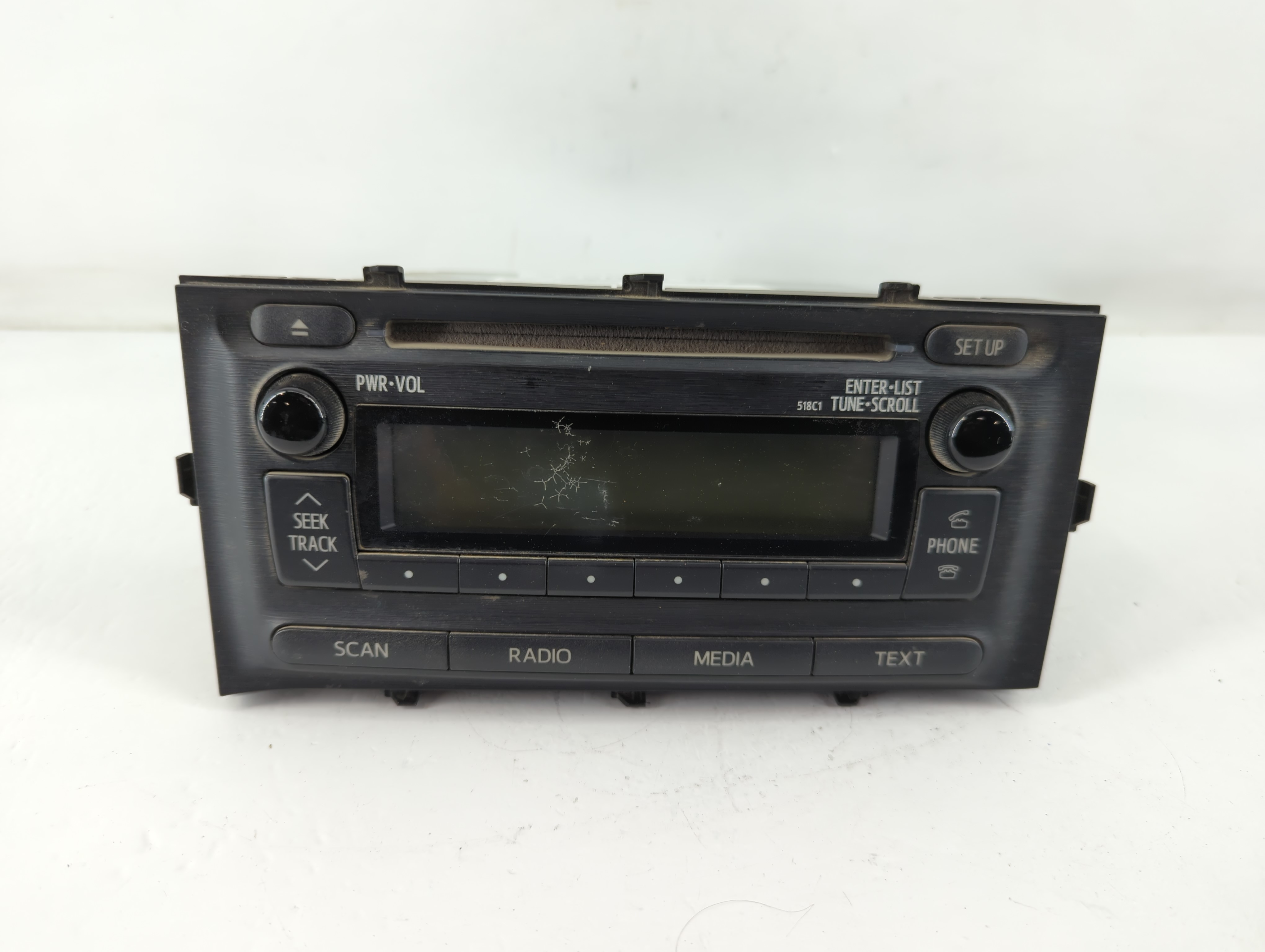 2012-2014 Toyota Prius C Am Fm Cd Player Radio Receiver 772866 - Oemusedautoparts1.com