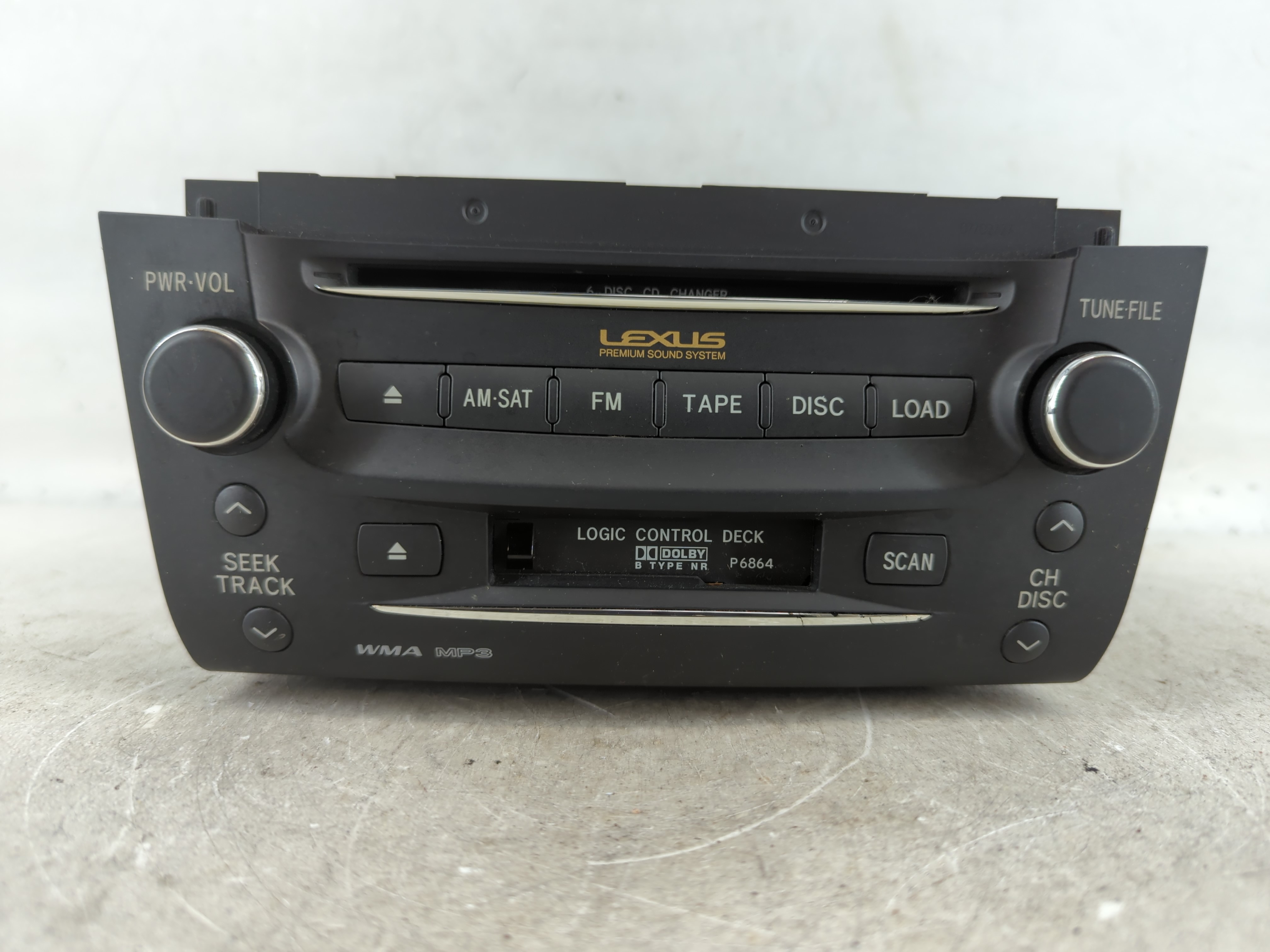 2007-2007 Lexus Gs350 Am Fm Cd Player Radio Receiver 774453 - Oemusedautoparts1.com