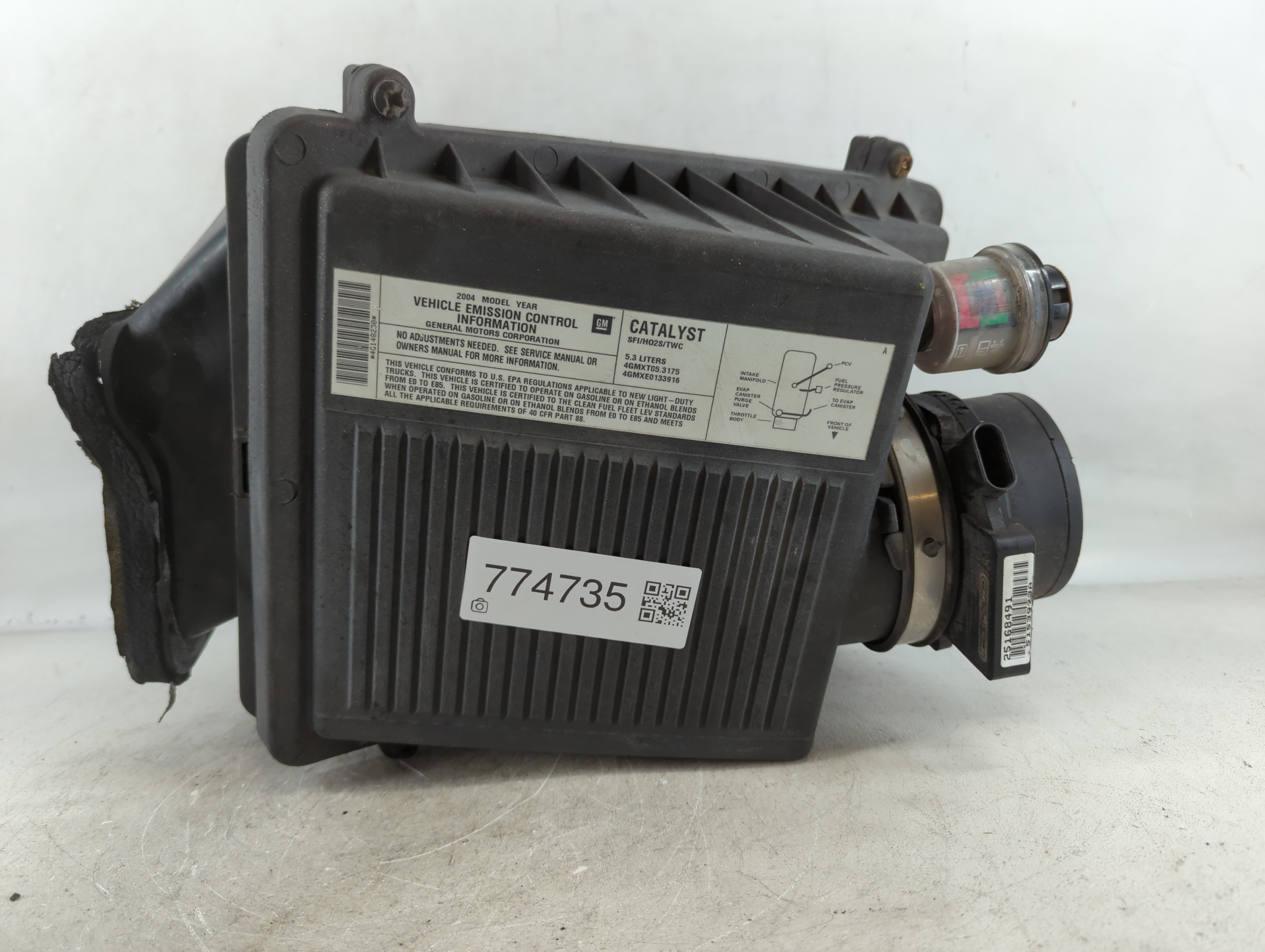 Chevrolet Silverado Air Cleaner Intake-duct Hose Tube 774735 - Oemusedautoparts1.com