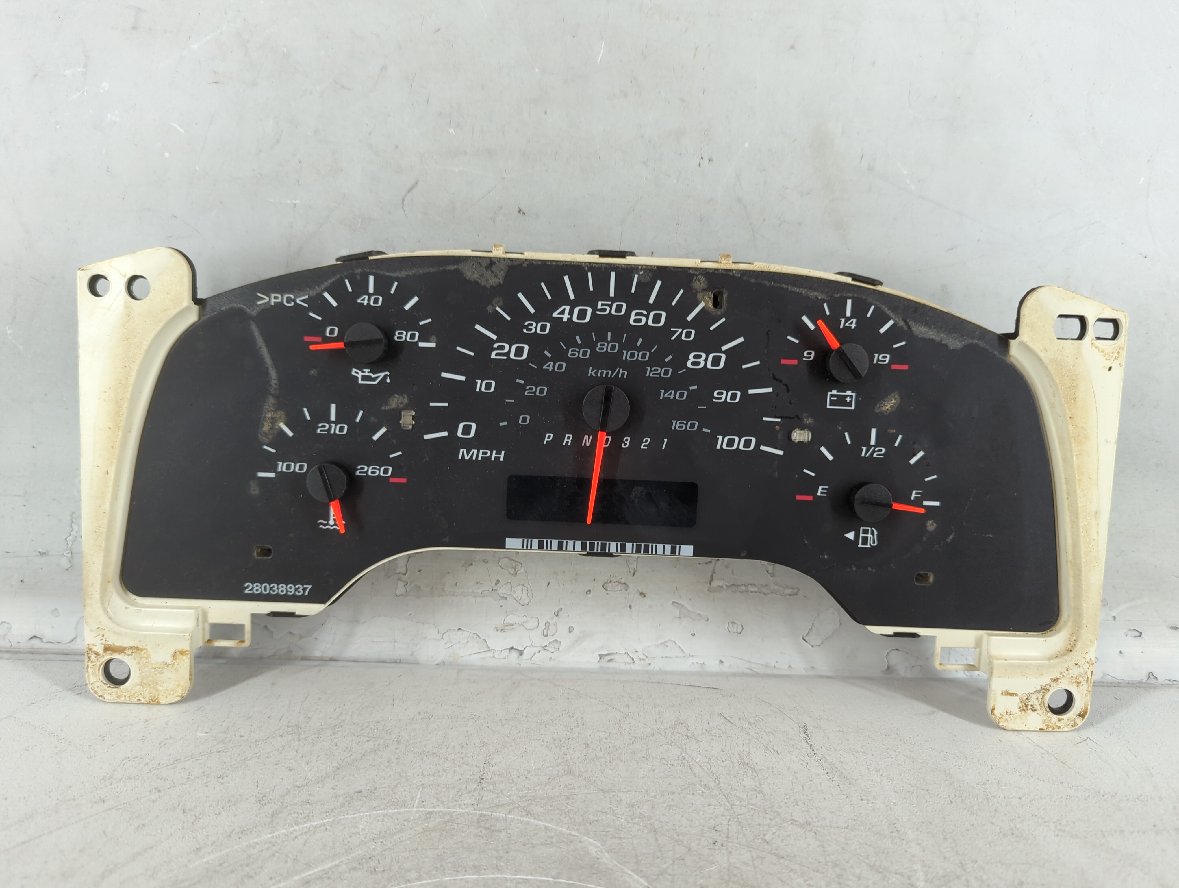 2008-2010 Chevrolet Express 1500 Speedometer Instrument Cluster Gauges 774829 - Oemusedautoparts1.com