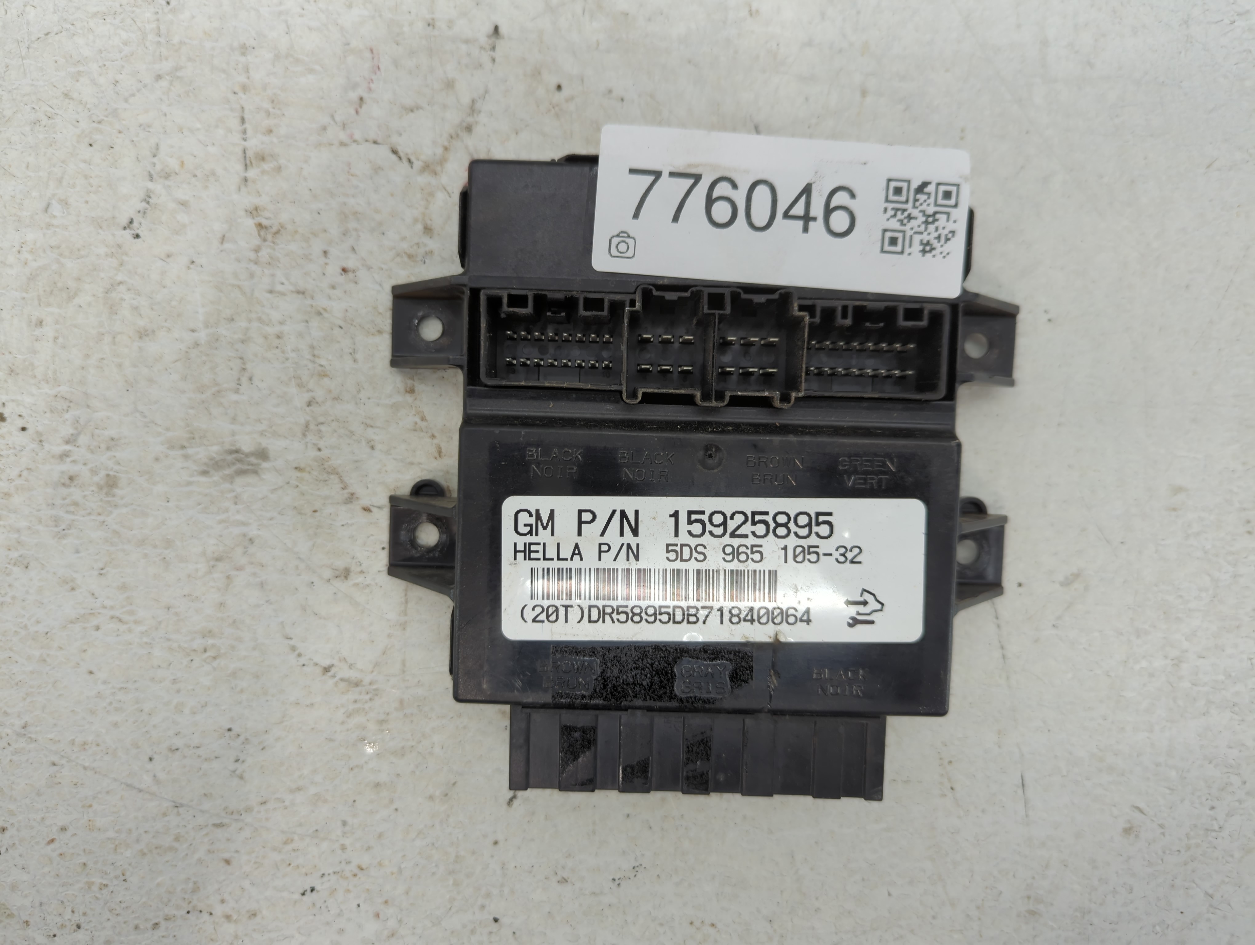 2007-2011 Gmc Yukon Body Control Module Bcm Inner Cabin Fuse Box 776046 - Oemusedautoparts1.com
