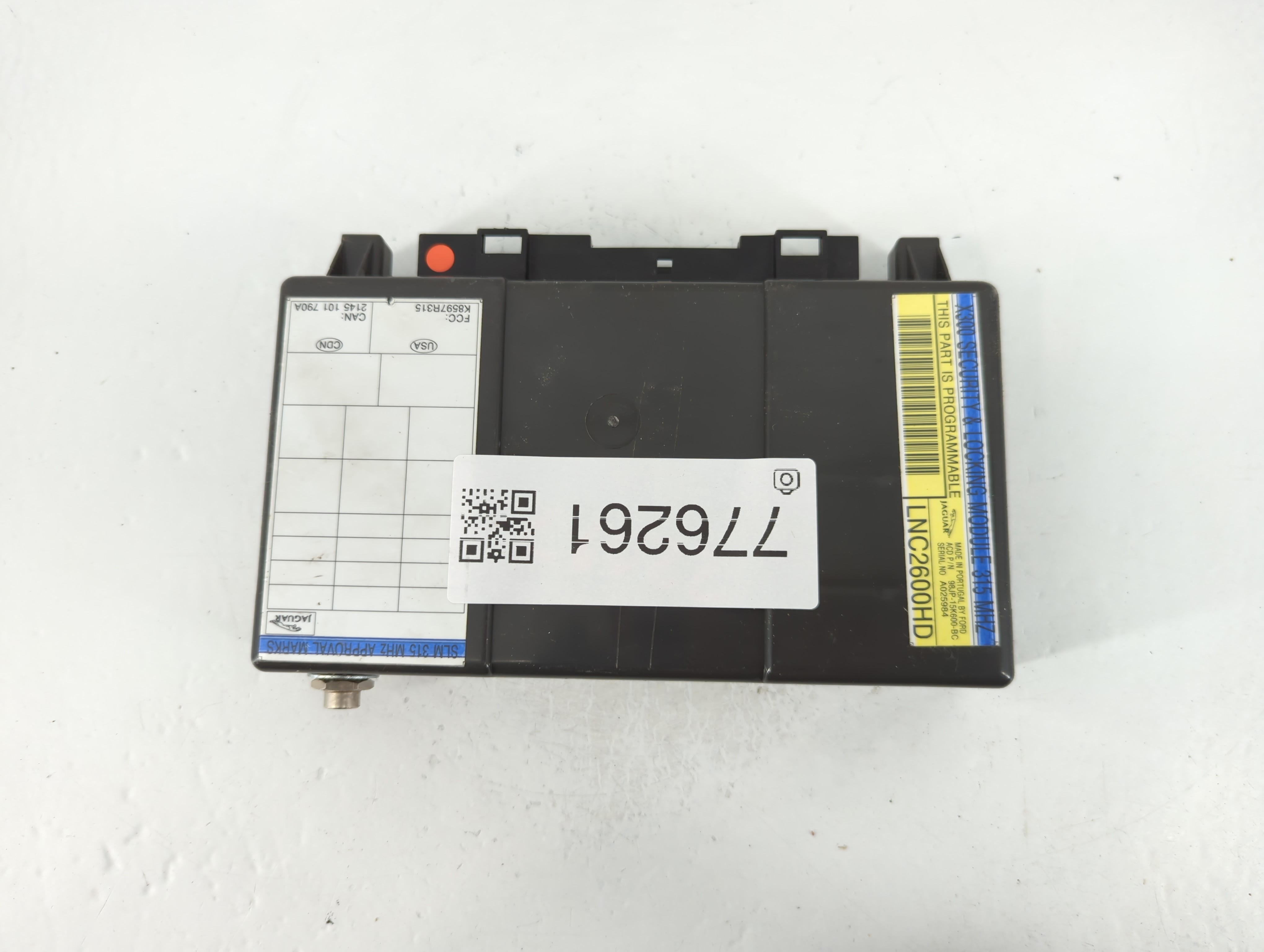 1998-2000 Jaguar Xj8 Security Control Module 98jp-15k600-bc 776261 - Oemusedautoparts1.com