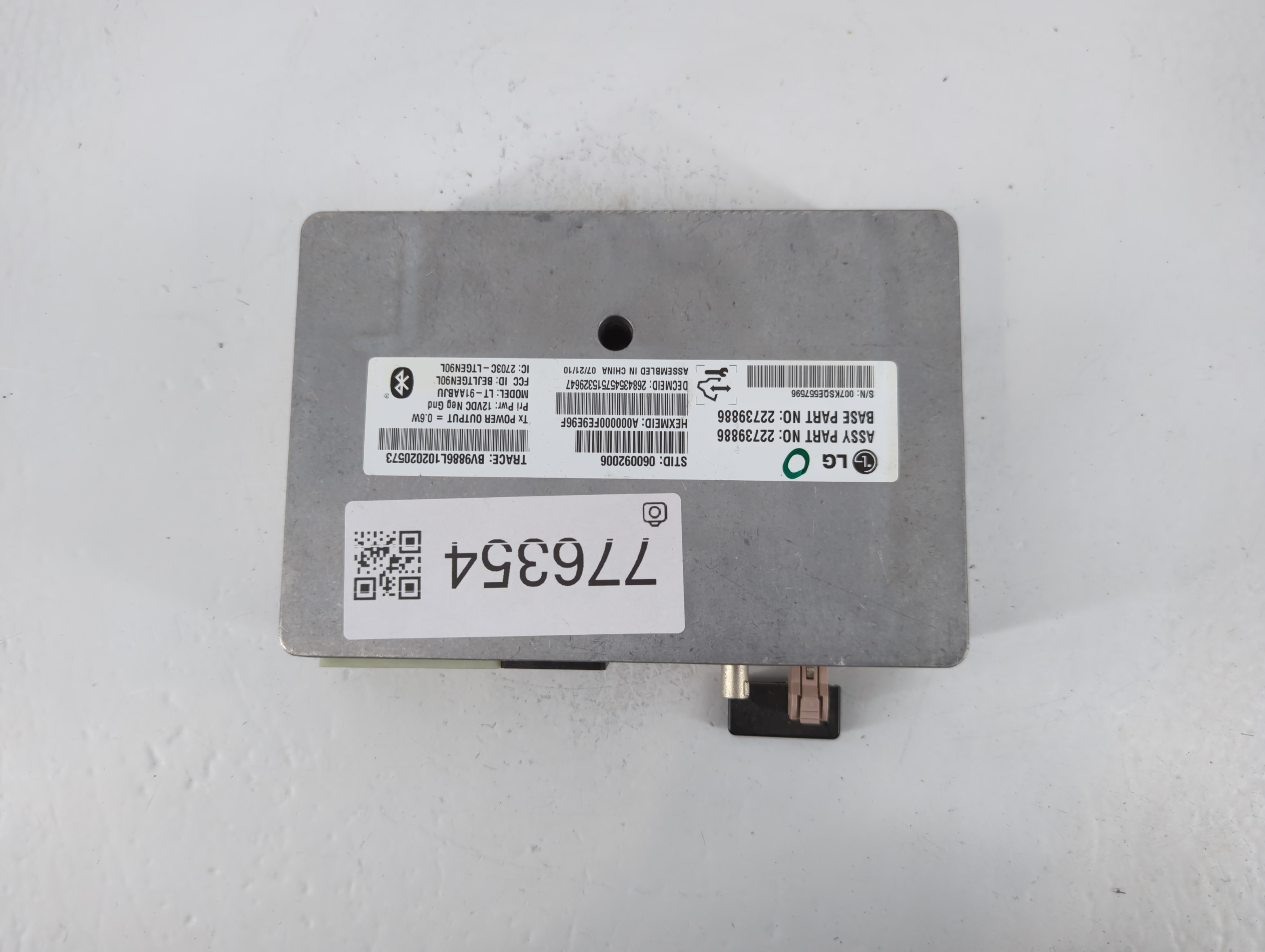 2011 Cadillac Srx Bluetooth Phone Communication Control Module Ccm Oem 776354 - Oemusedautoparts1.com