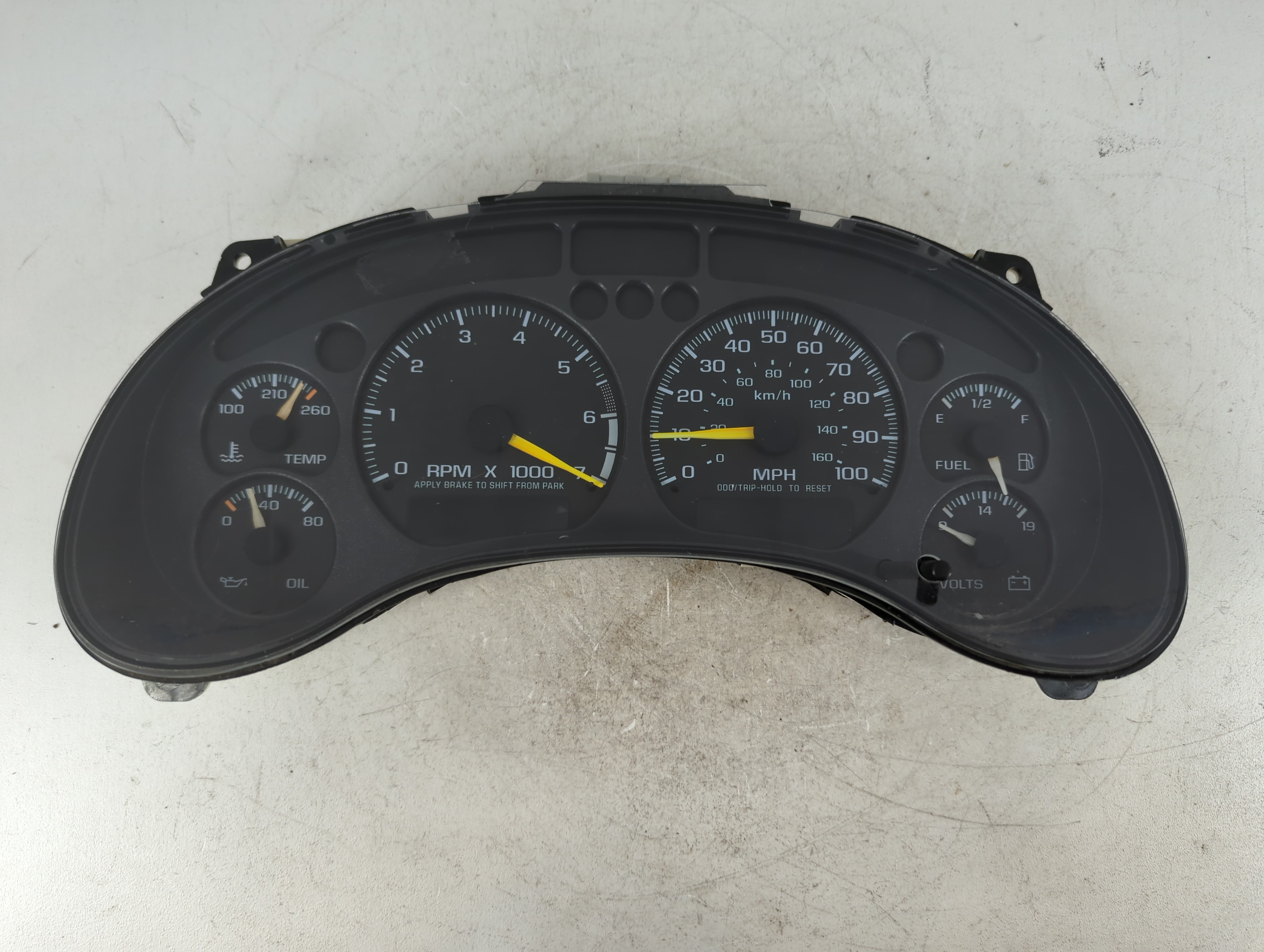 1995-1997 Gmc Sonoma Speedometer Instrument Cluster Gauges 776515 - Oemusedautoparts1.com