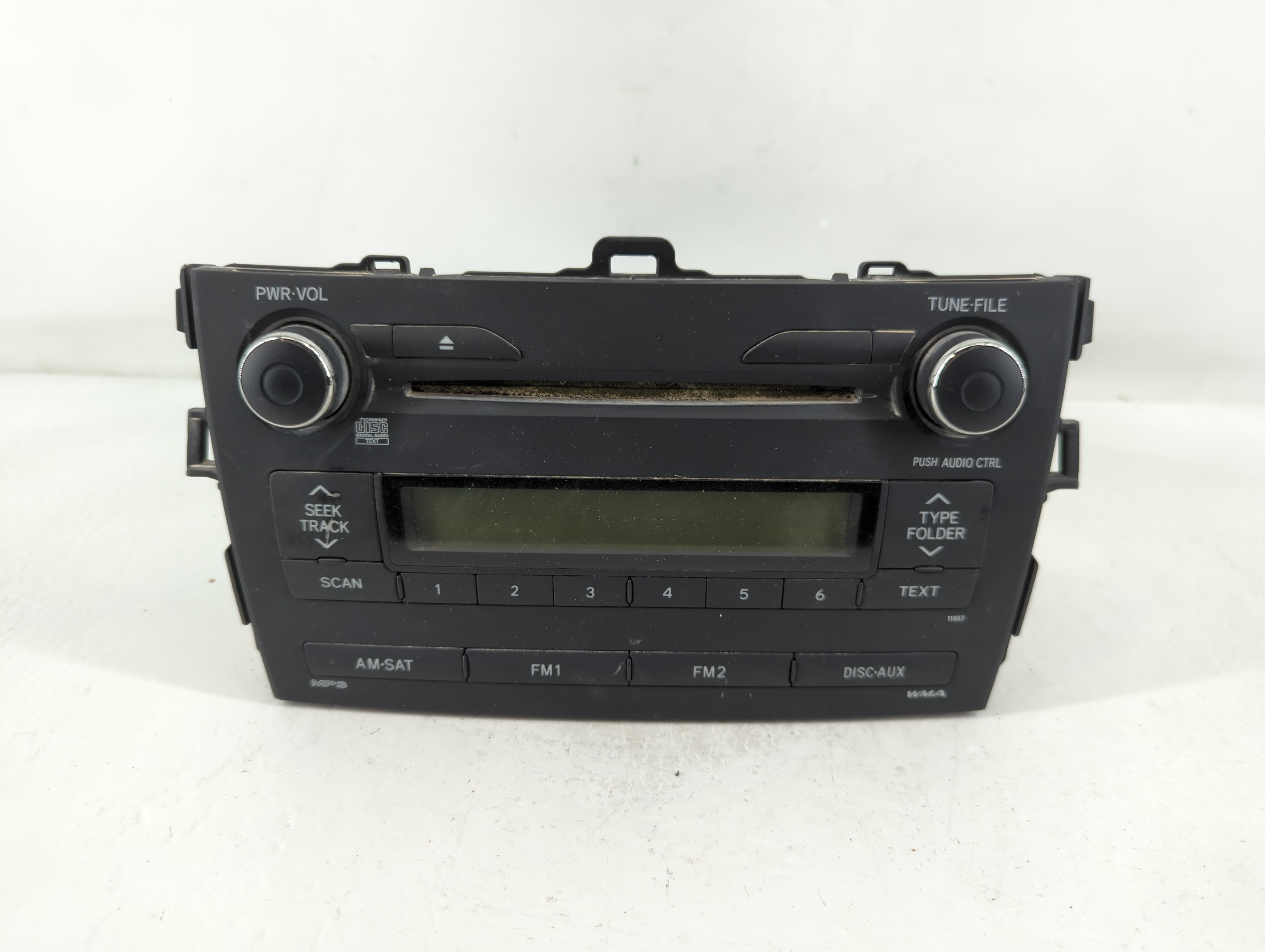 2011-2013 Toyota Corolla Am Fm Cd Player Radio Receiver 776952 - Oemusedautoparts1.com