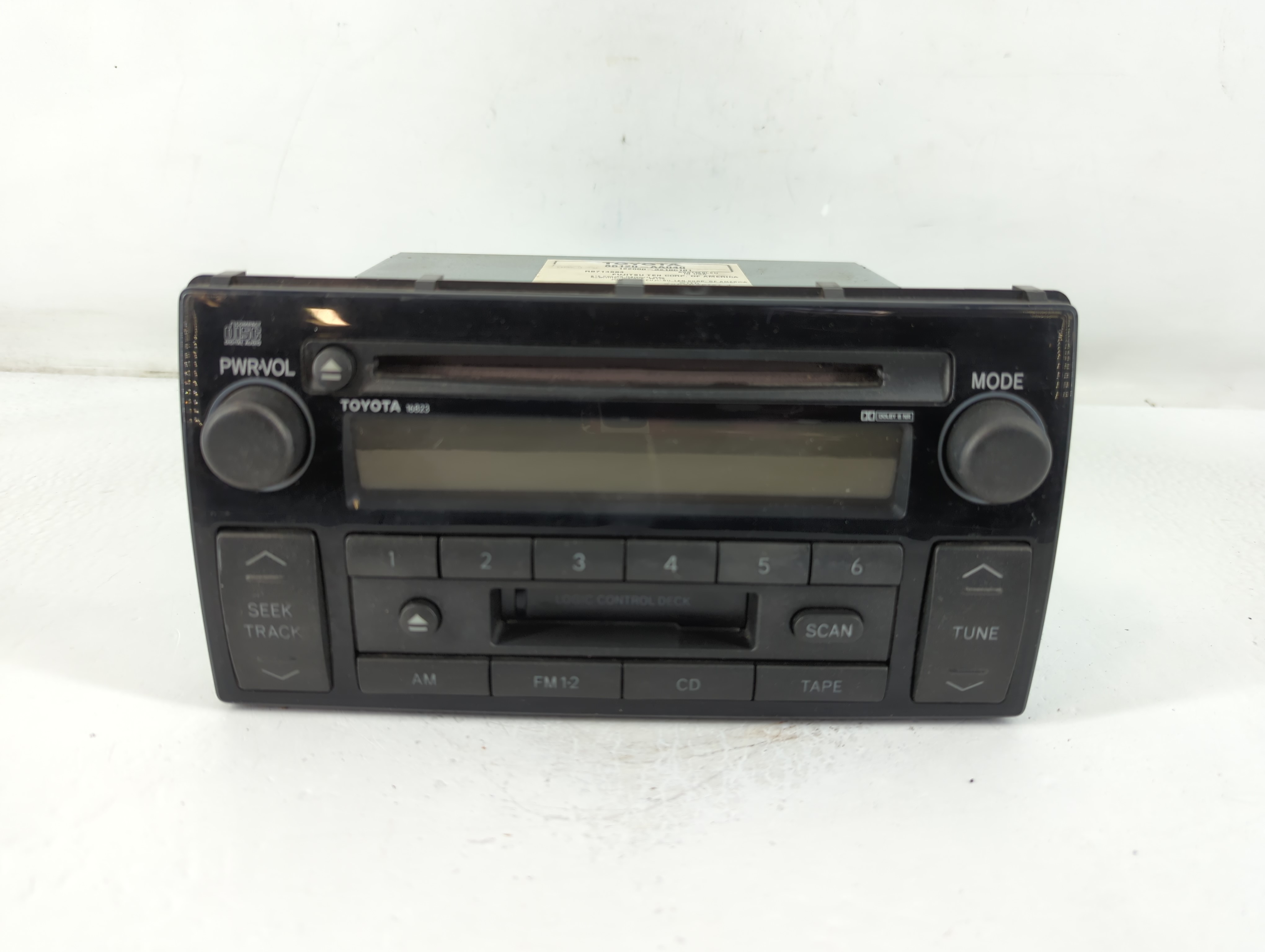2002-2004 Toyota Camry Am Fm Cd Player Radio Receiver 777212 - Oemusedautoparts1.com