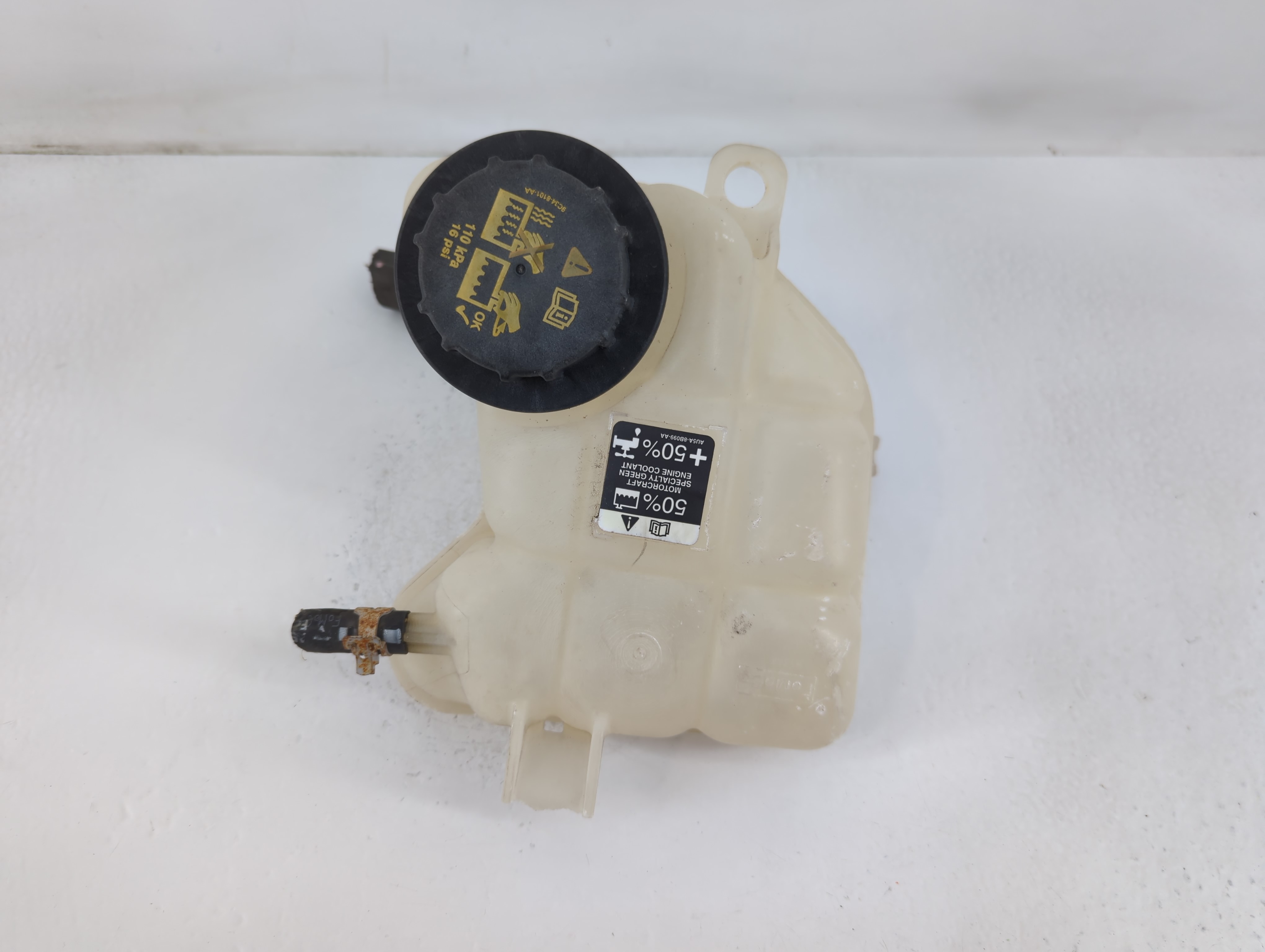 2010-2012 Ford Fusion Radiator Coolant Overflow Expansion Tank Bottle 777224 - Oemusedautoparts1.com