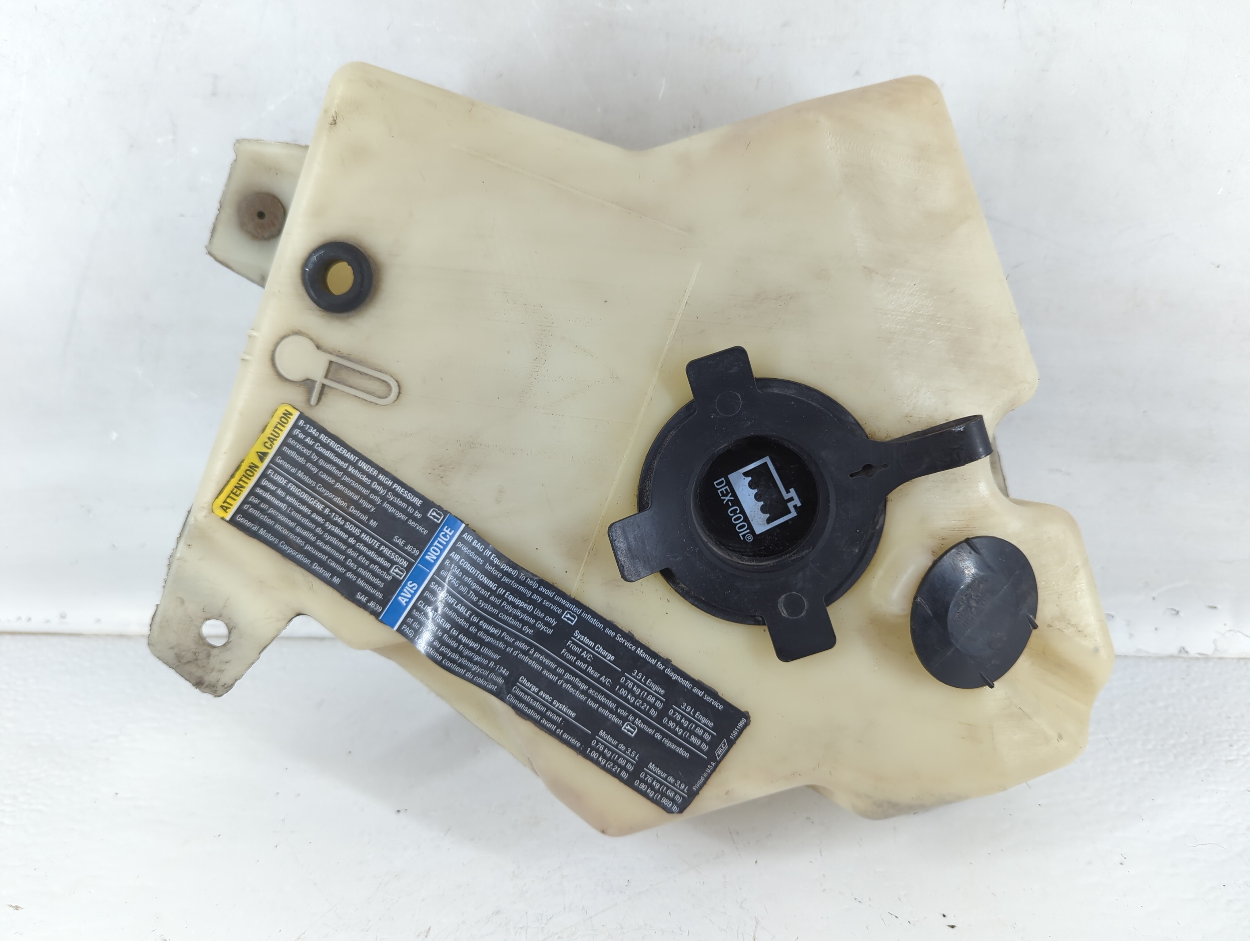 2005 Chevrolet Venture Radiator Coolant Overflow Expansion Tank Bottle 777235 - Oemusedautoparts1.com