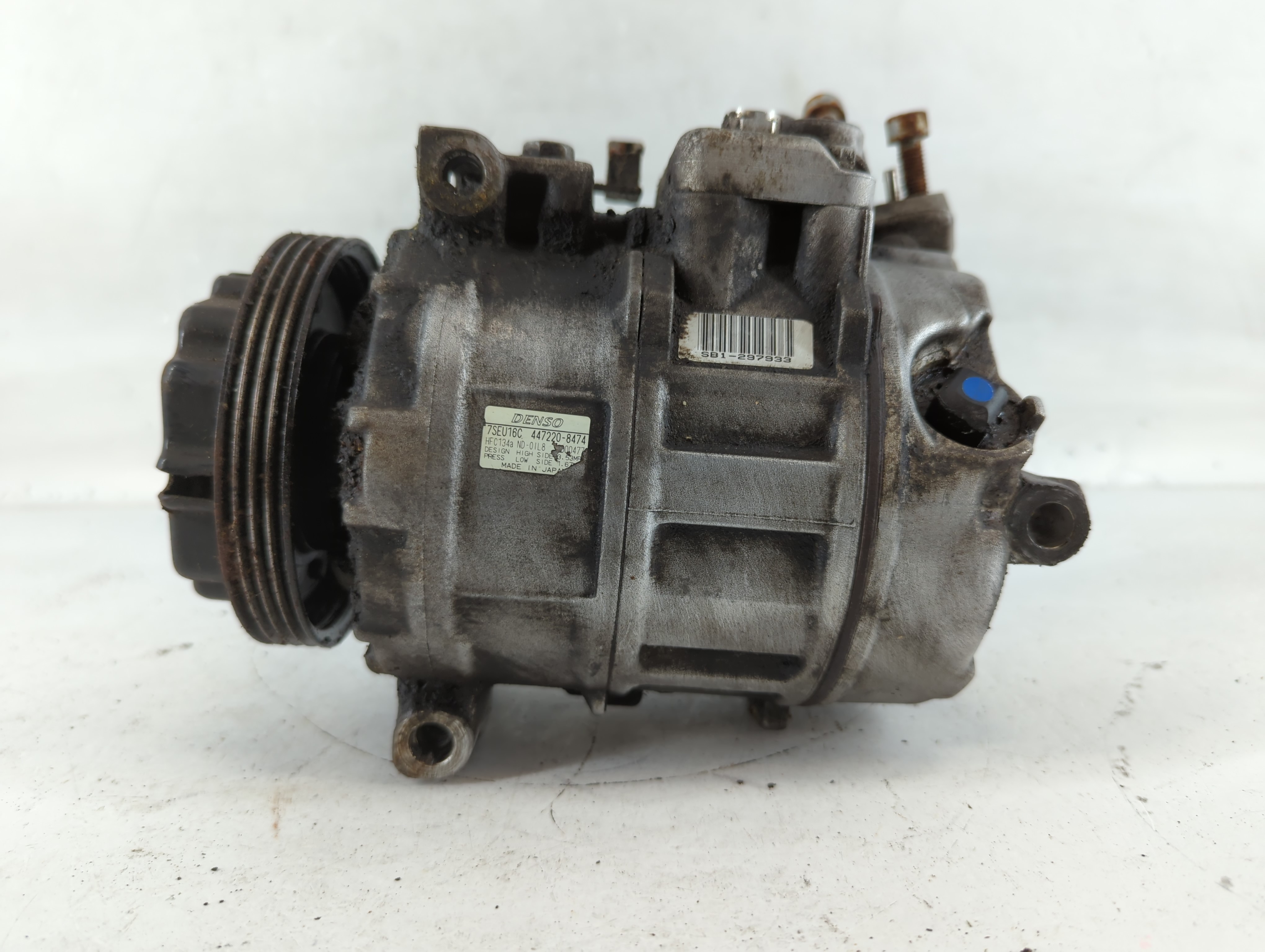 2002-2005 Bmw 745i Air Conditioning A/c Ac Compressor Oem 777500 - Oemusedautoparts1.com
