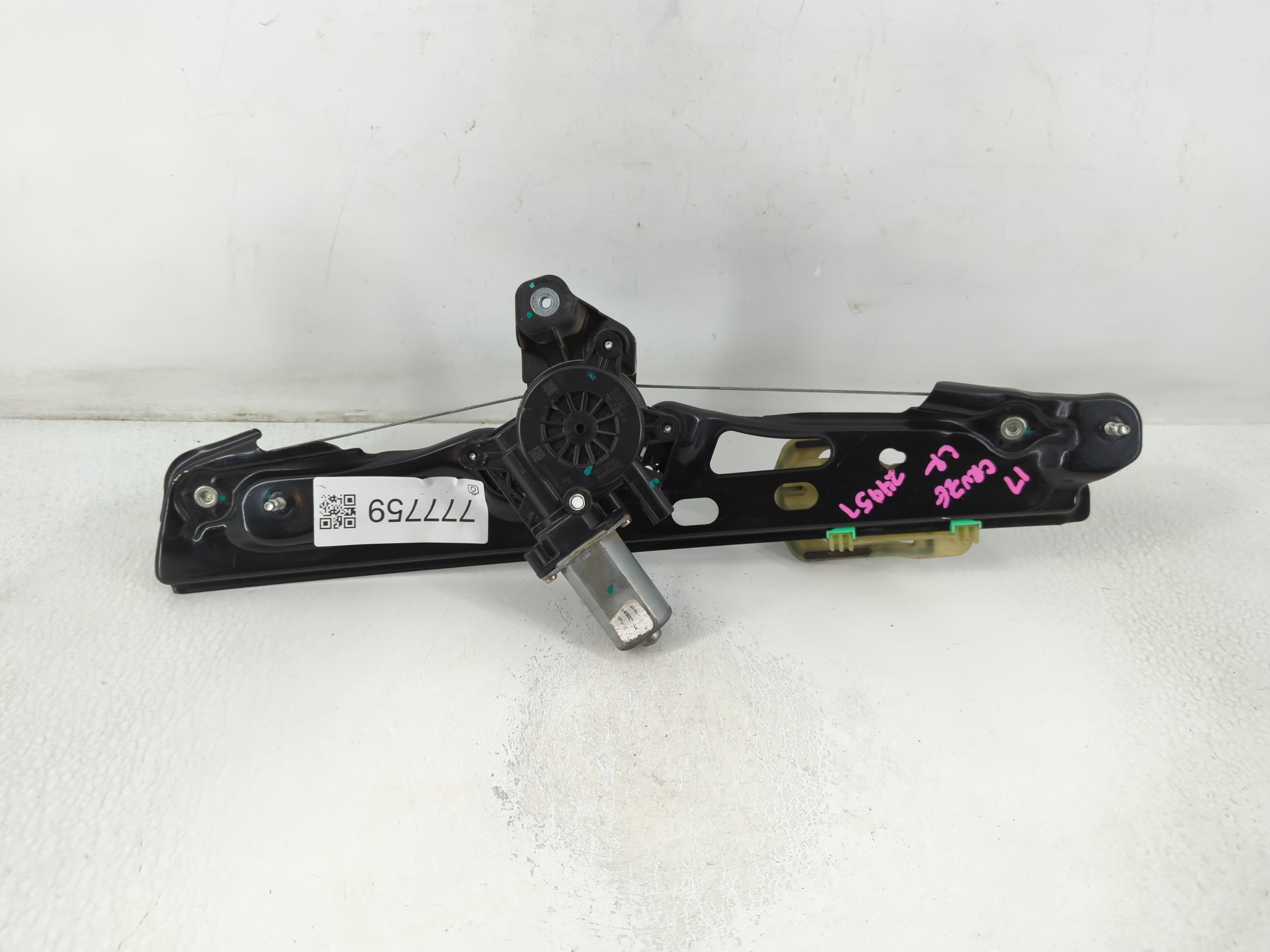 2016-2019 Chevrolet Cruze Driver Left Rear Window Regulator 777759 - Oemusedautoparts1.com