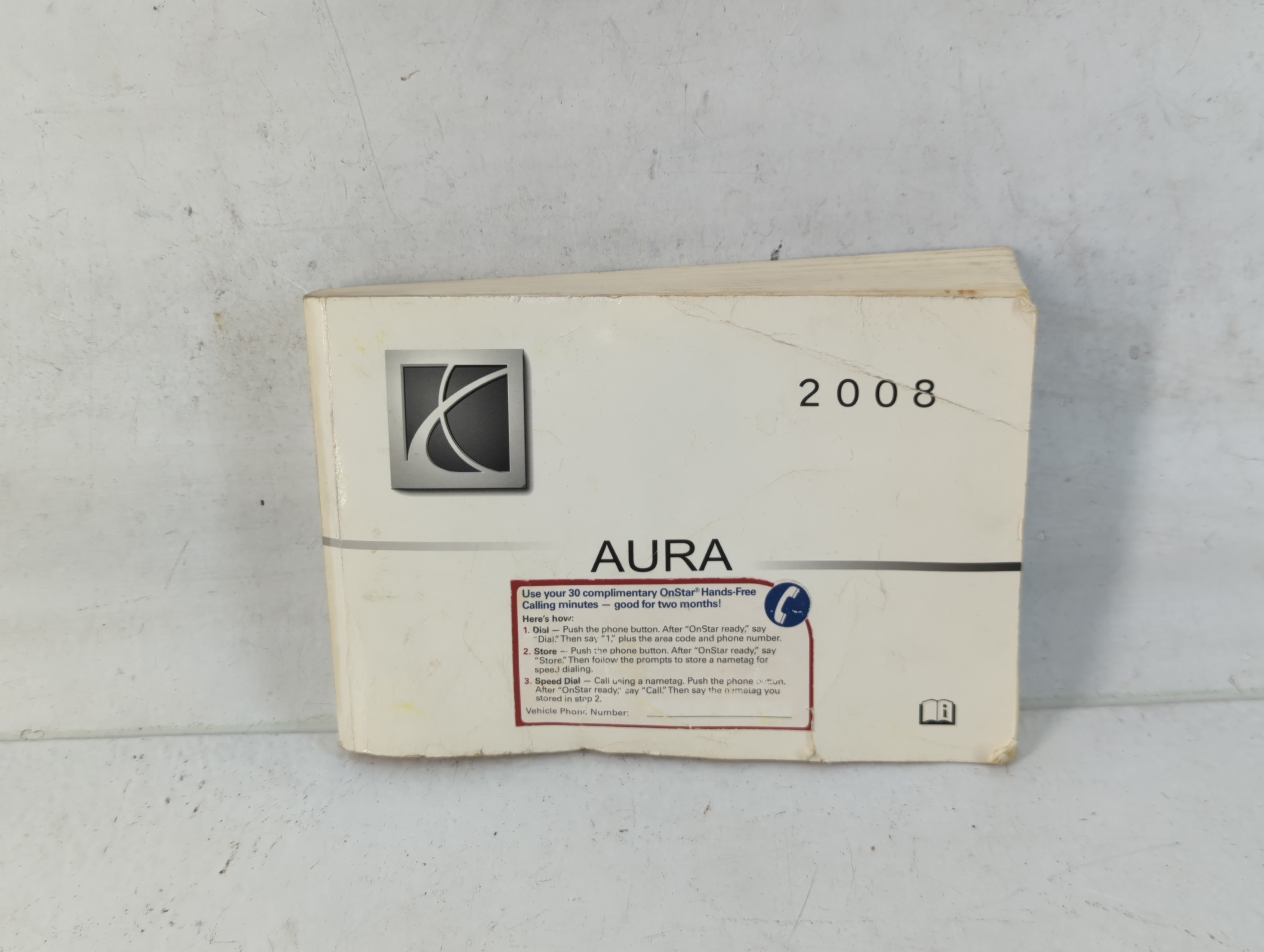 2008 Saturn Aura Owners Manual Book Guide 778003 - Oemusedautoparts1.com