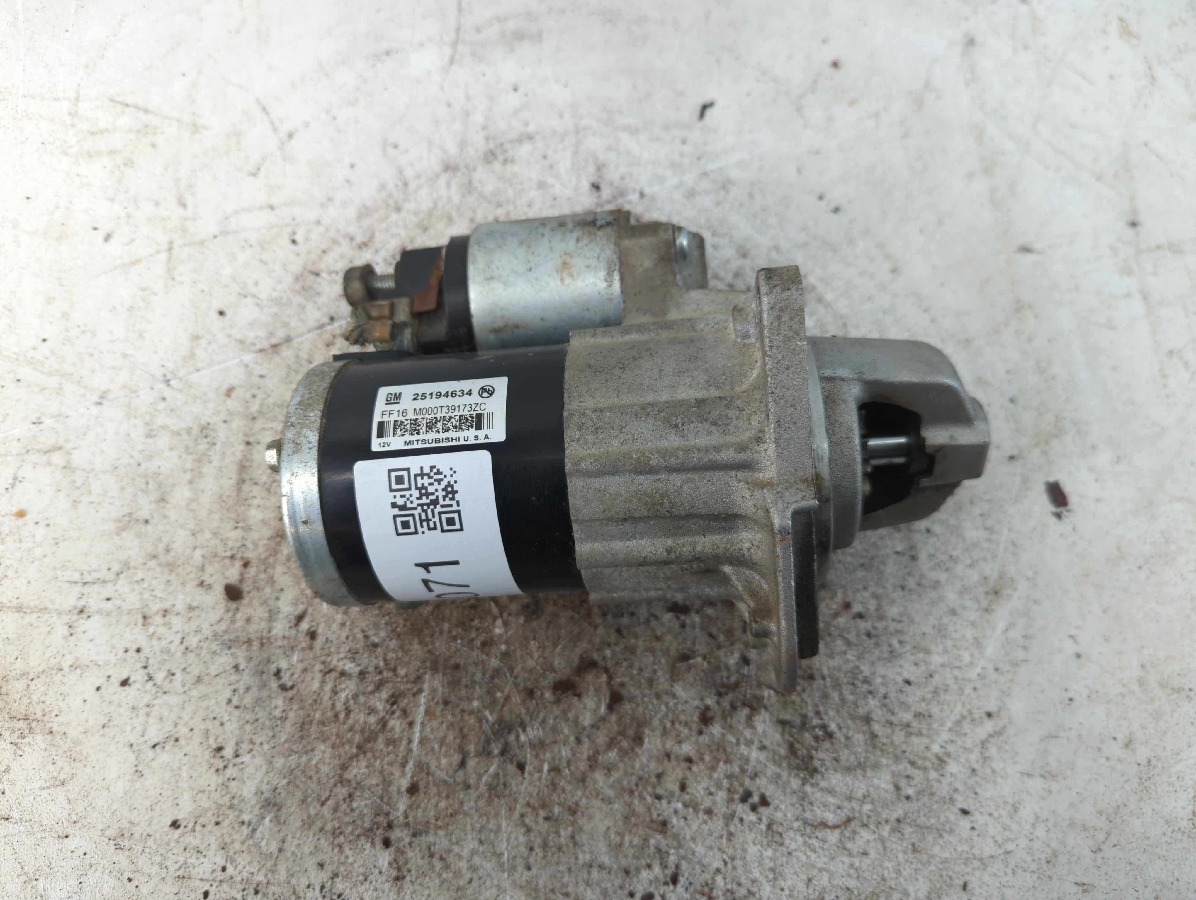 2016-2018 Chevrolet Cruze Car Starter Motor Solenoid Oem 780071 - Oemusedautoparts1.com