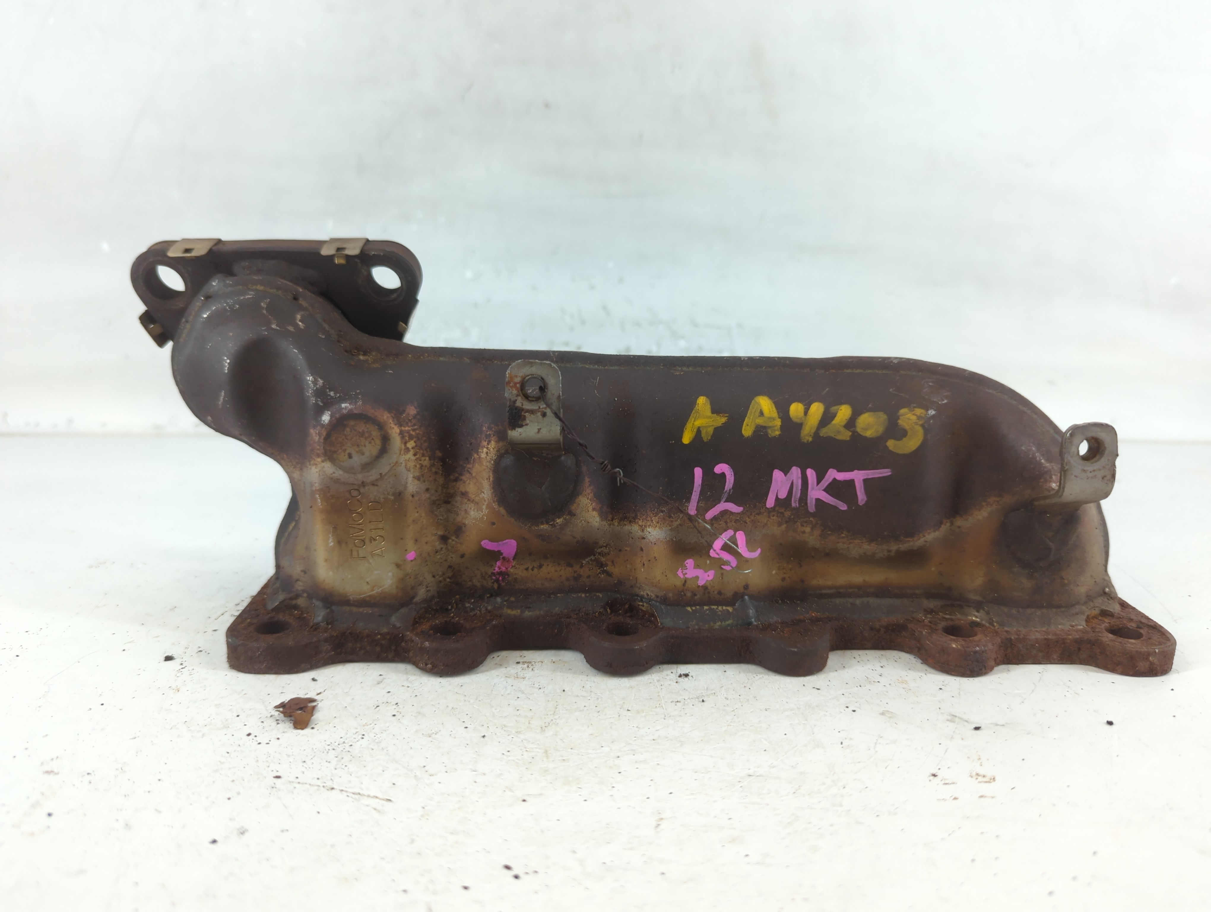 2010-2019 Lincoln Mkt Turbocharger Exhaust Manifold With Turbo Charger 780167 - Oemusedautoparts1.com