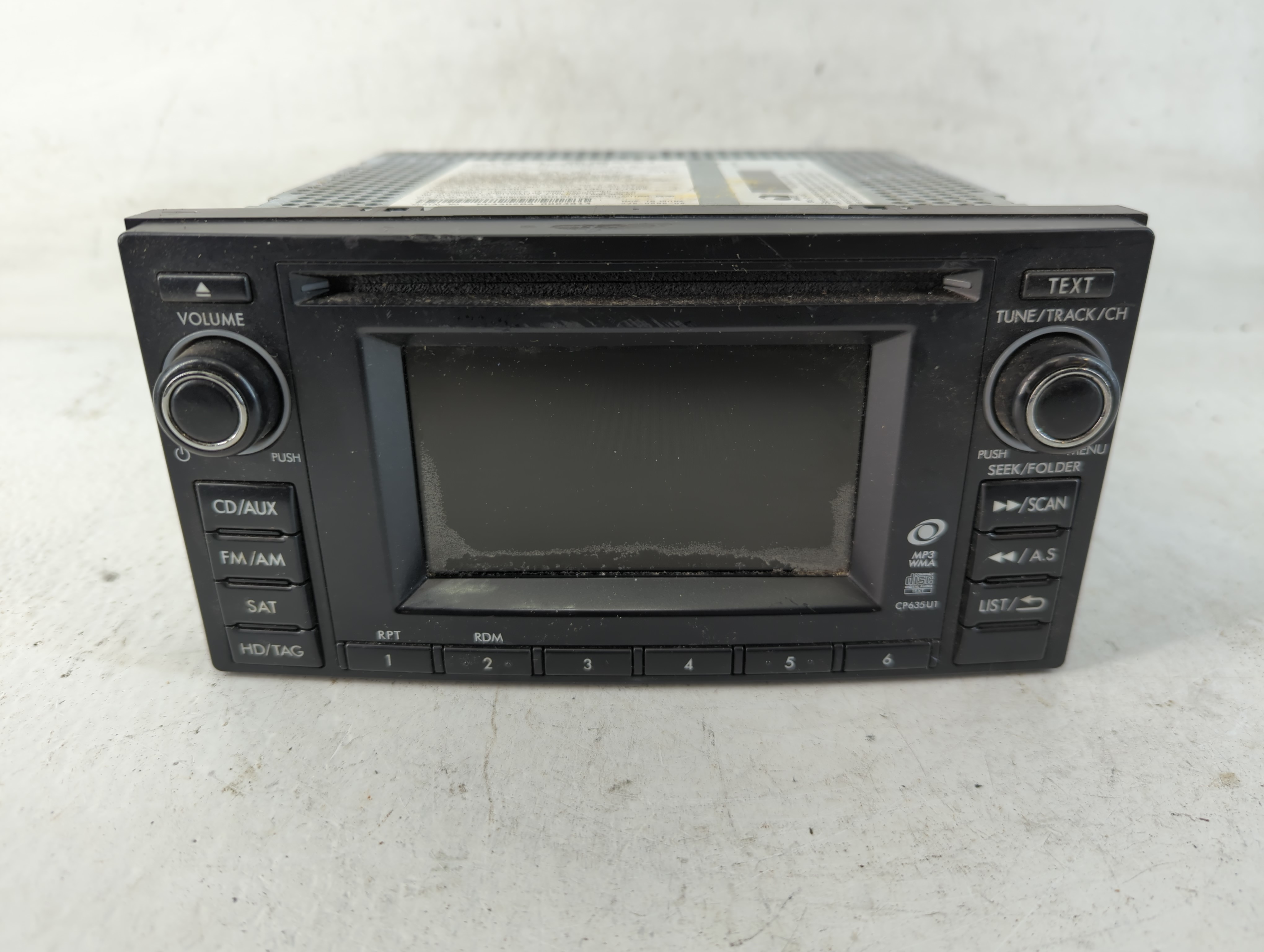 2011 Subaru Forester Am Fm Cd Player Radio Receiver 780432 - Oemusedautoparts1.com