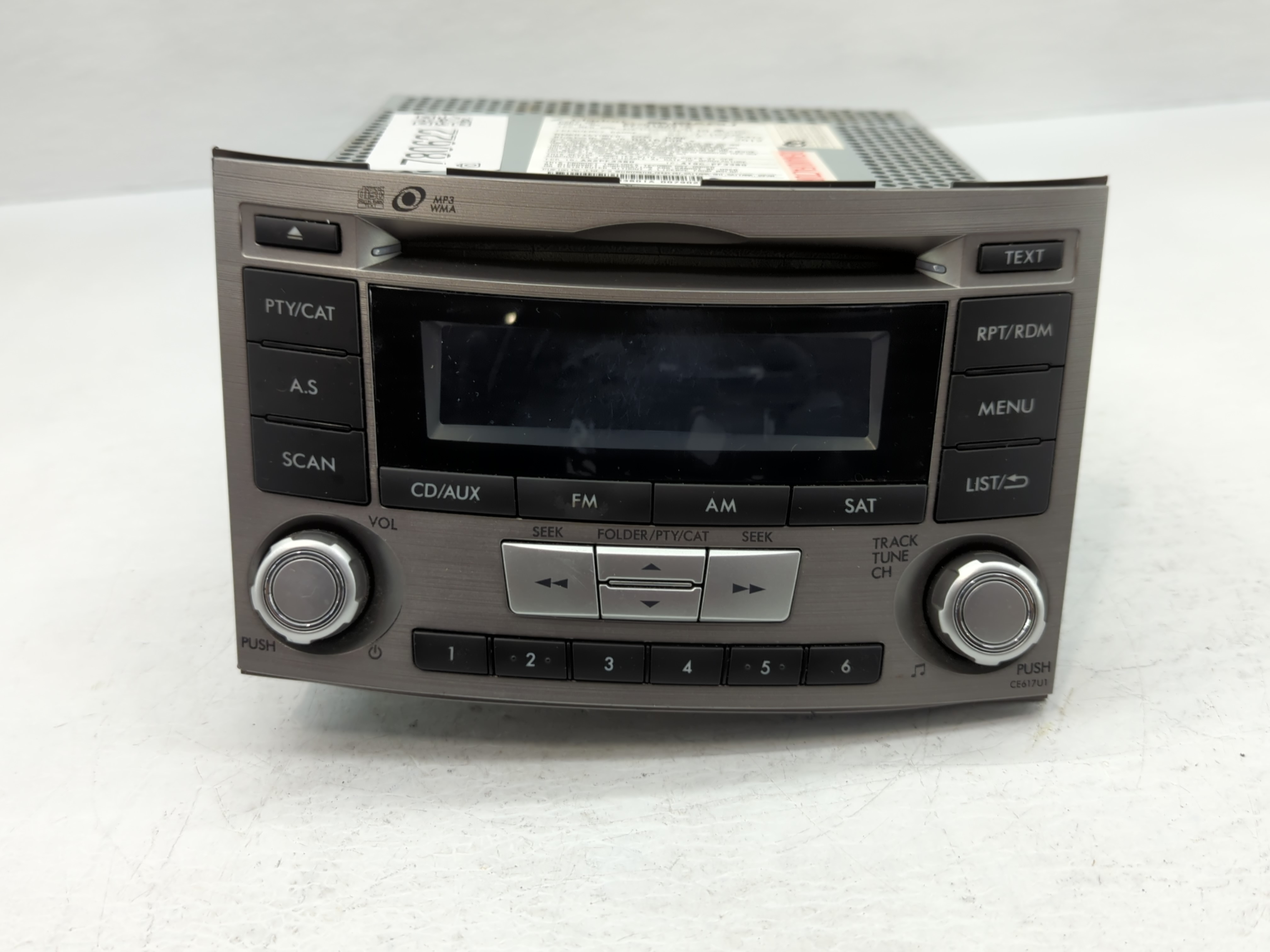 2012-2014 Subaru Legacy Am Fm Cd Player Radio Receiver 780622 - Oemusedautoparts1.com