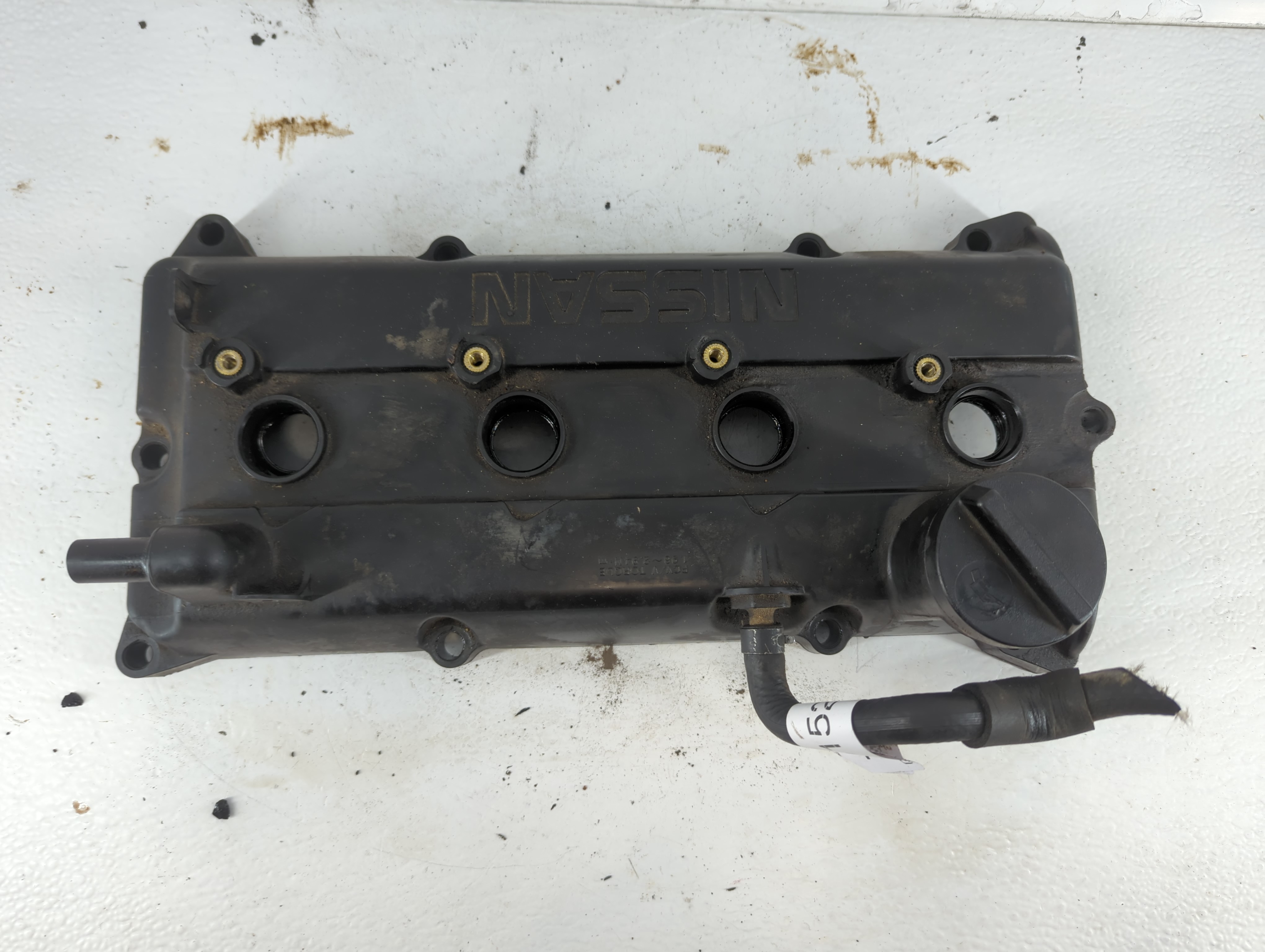 2006 Nissan Altima Passenger Right Cylinder Head Valve Cover Black 781522 - Oemusedautoparts1.com