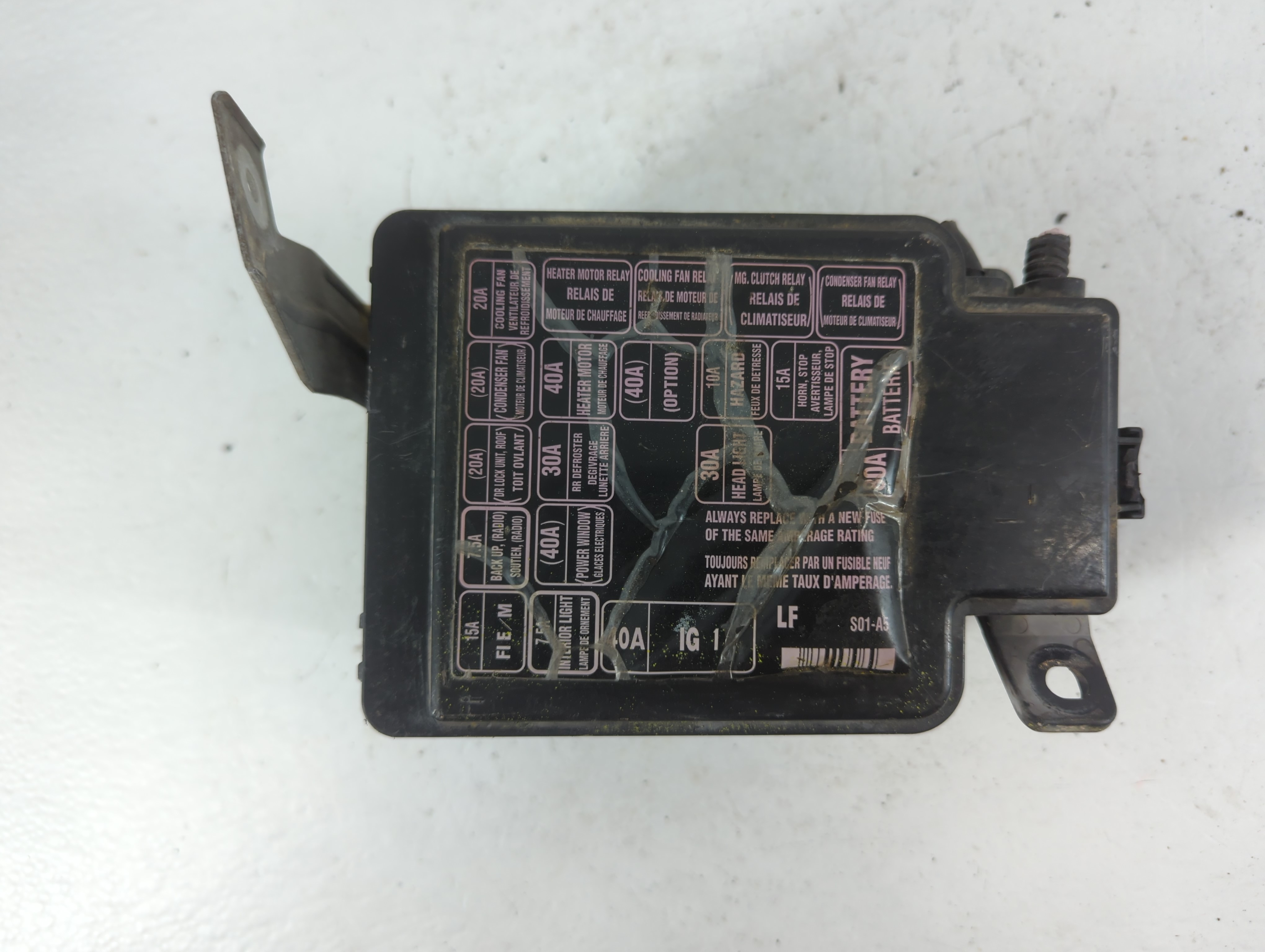 1996-2000 Honda Civic Fusebox Fuse Box Relay Module A0a Ig 1|s01-a5 781563 - Oemusedautoparts1.com