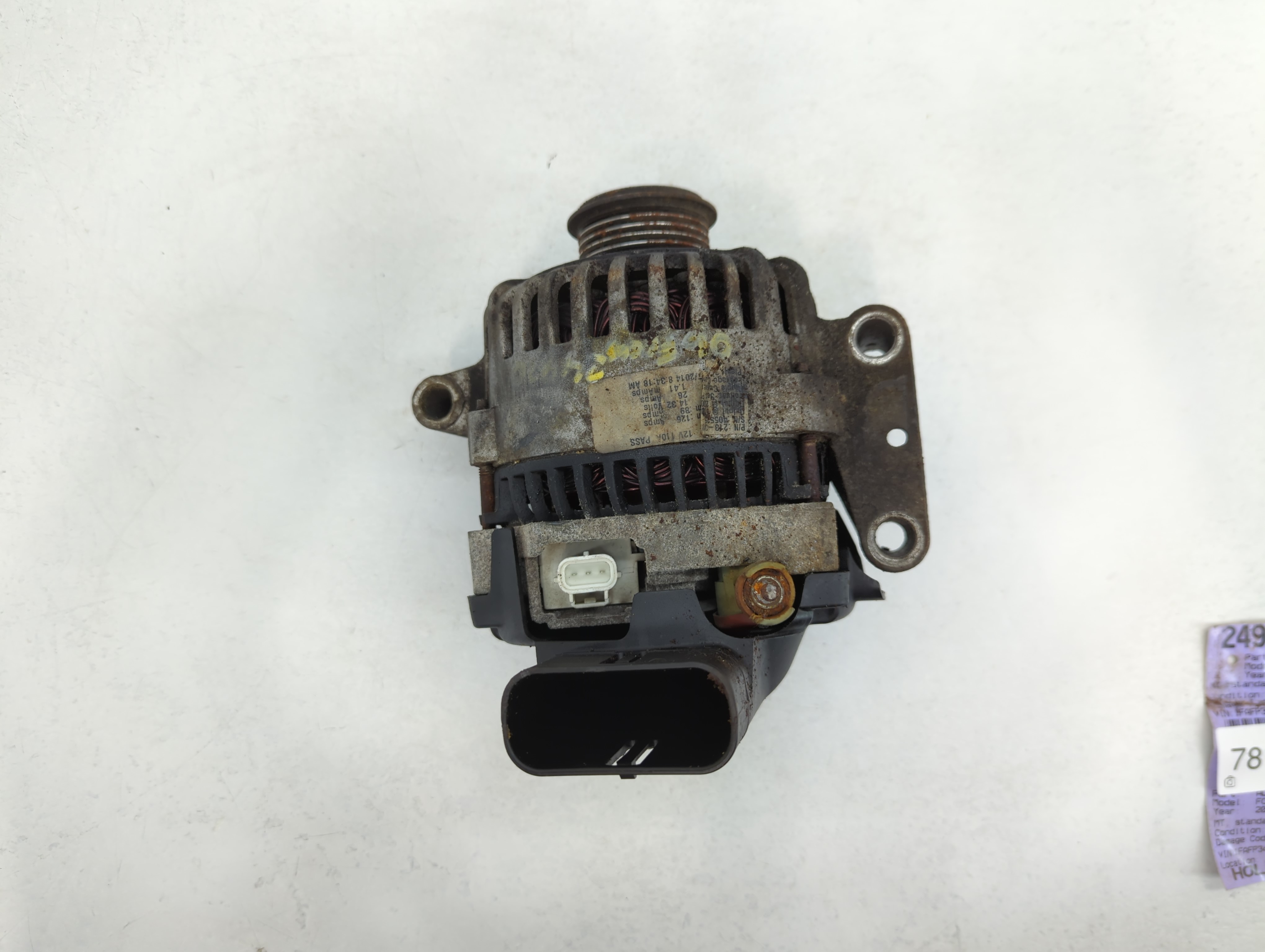 2006-2006 Ford Focus Alternator Generator Charging Assembly Engine Oem 781768 - Oemusedautoparts1.com