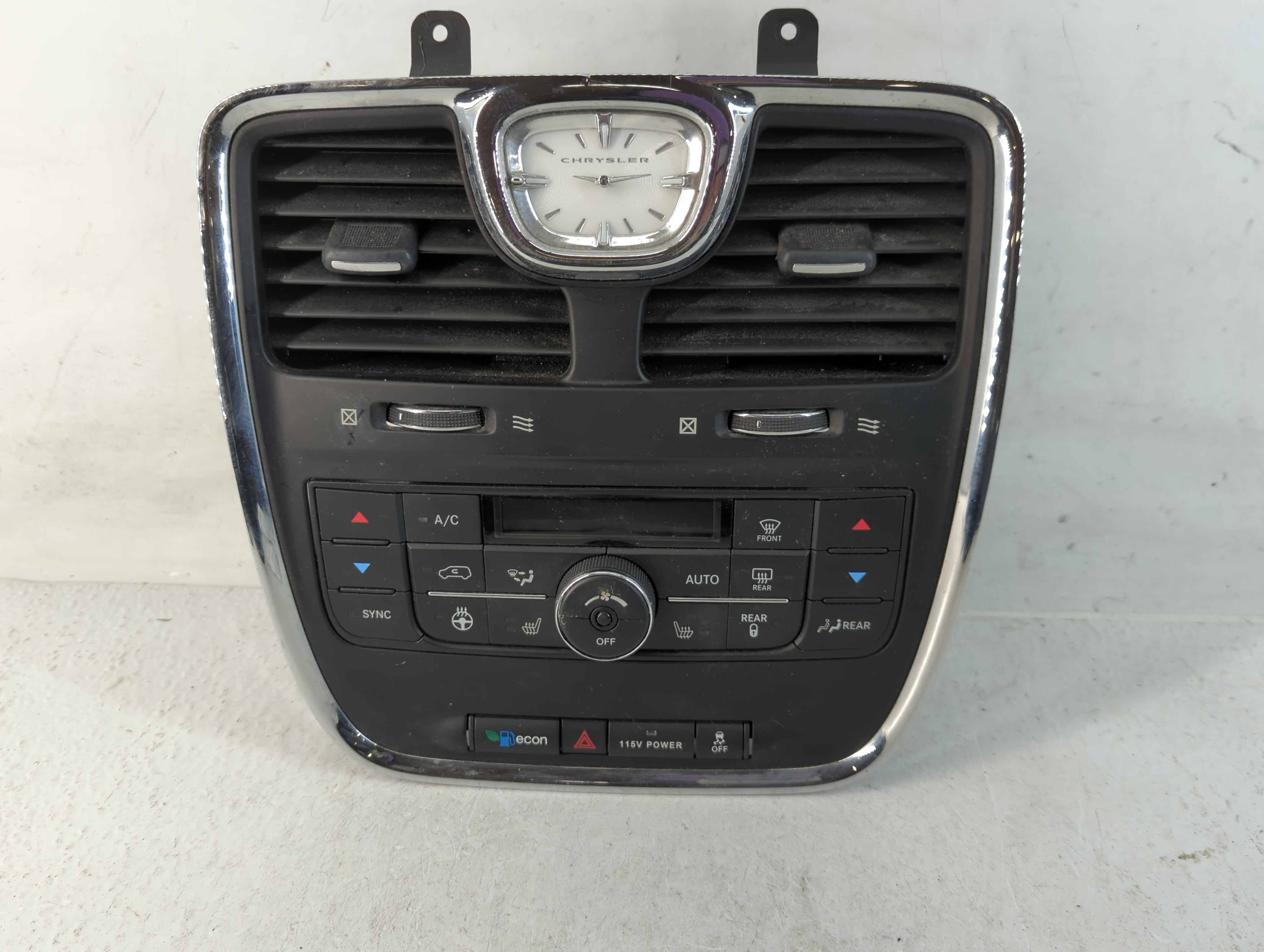 2011-2016 Chrysler Town & Country Ac Heater Climate Control 55111367ah 782589 - Oemusedautoparts1.com