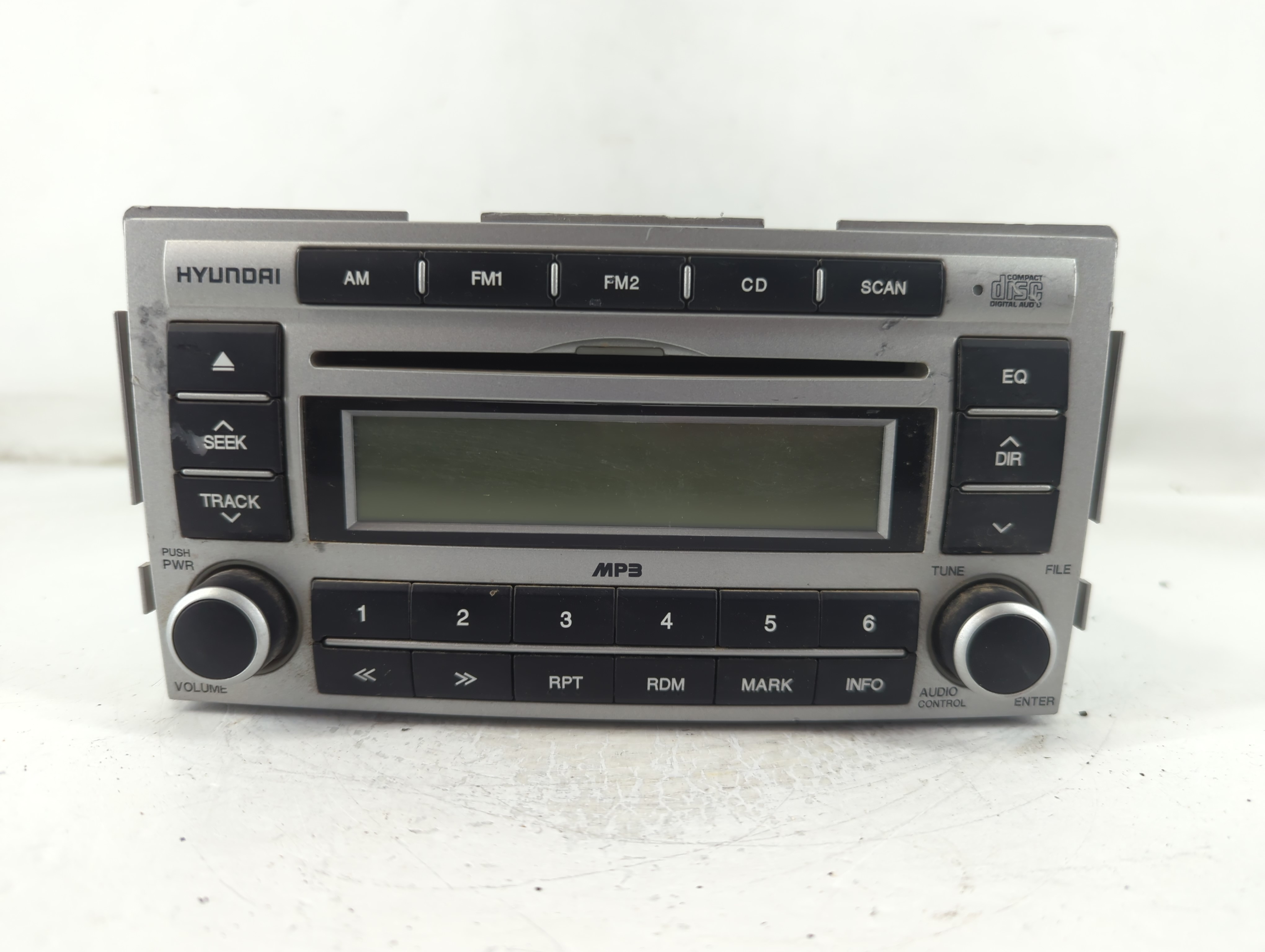 2007-2008 Hyundai Santa Fe Am Fm Cd Player Radio Receiver 782684 - Oemusedautoparts1.com