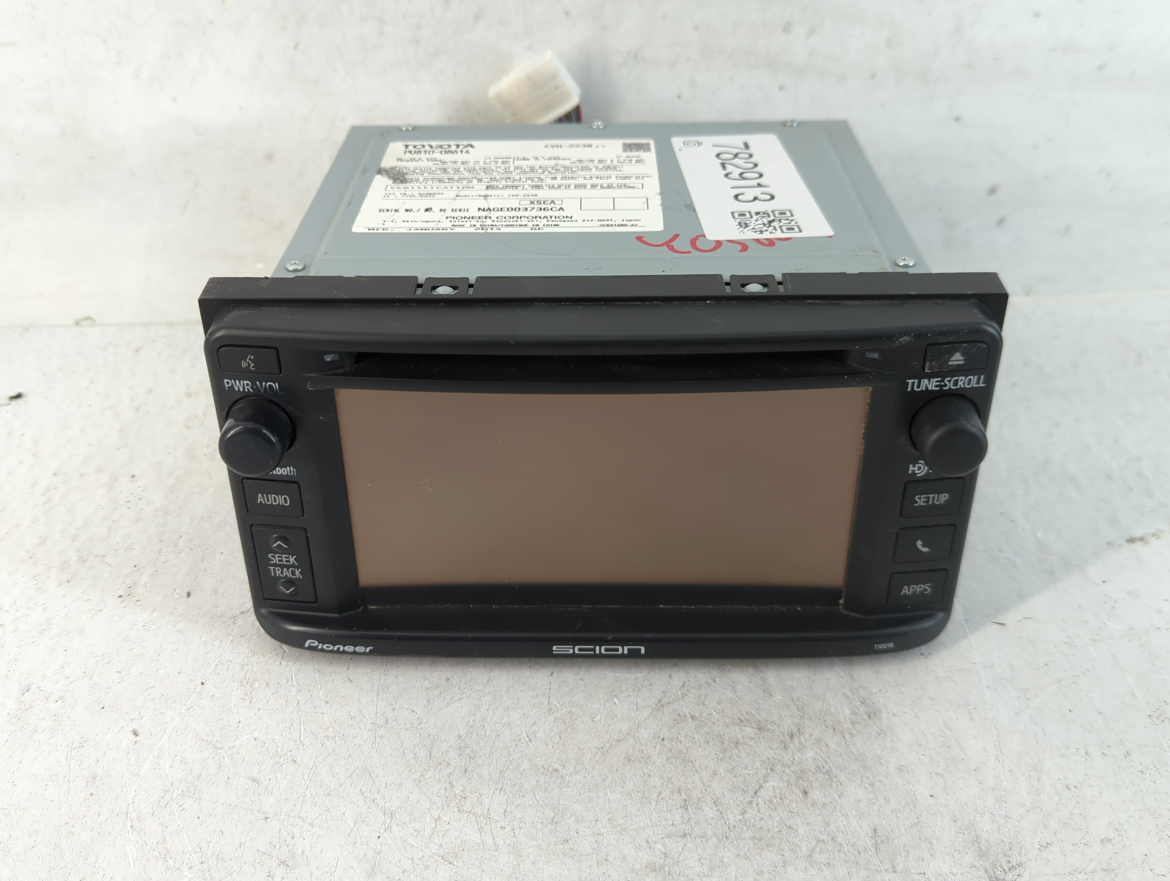 2015-2015 Scion Fr-s Am Fm Cd Player Radio Receiver 782913 - Oemusedautoparts1.com